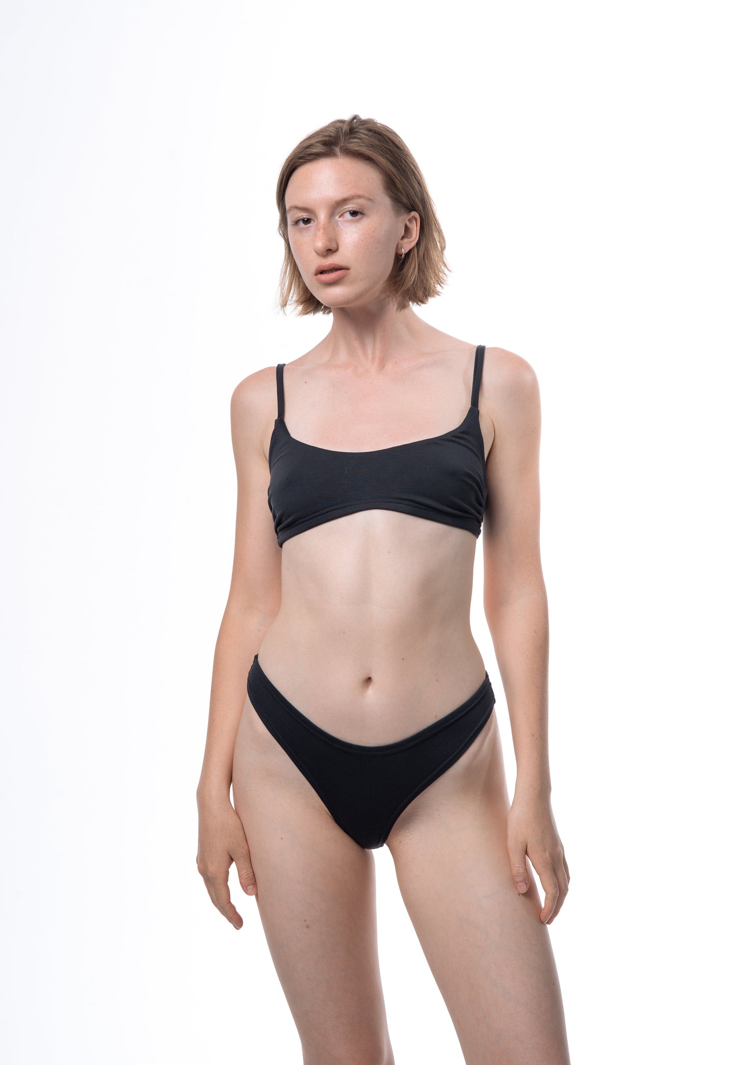 Rosetta Anthracite Thong 3-Pack