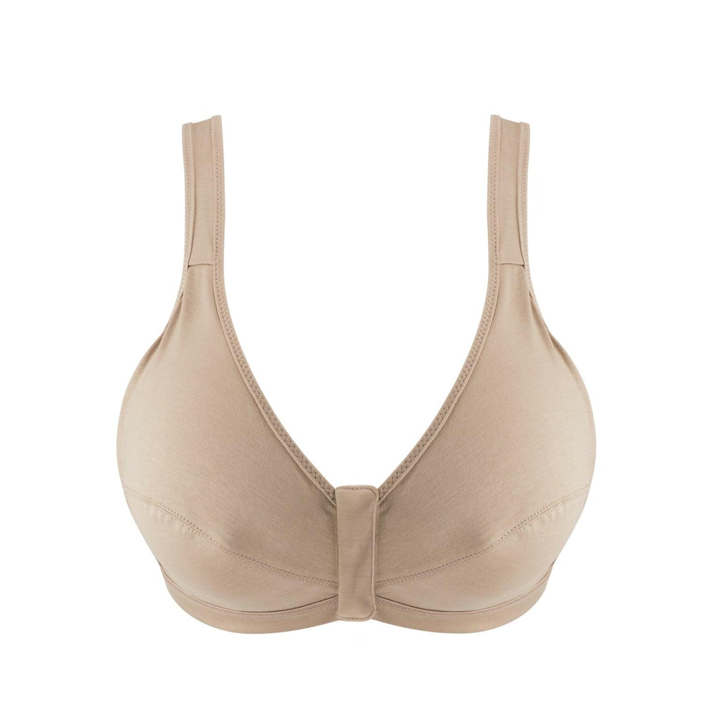 Rowena Silk & Organic Cotton Front-Closure Wireless Bra