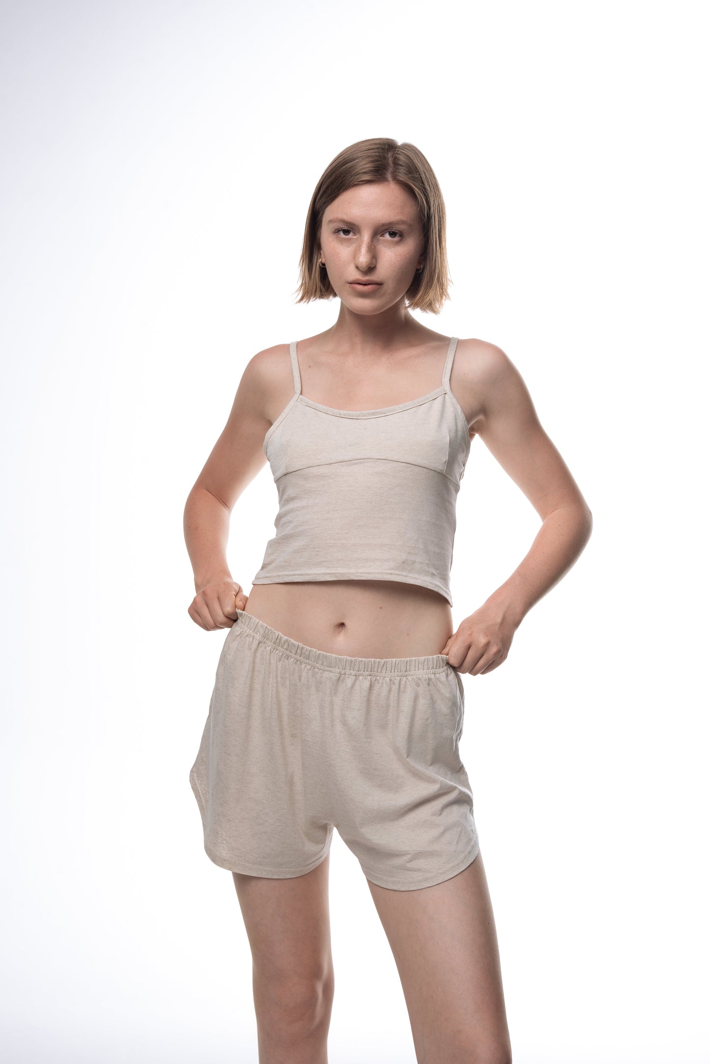 Cora Organic Cotton-Linen Cami