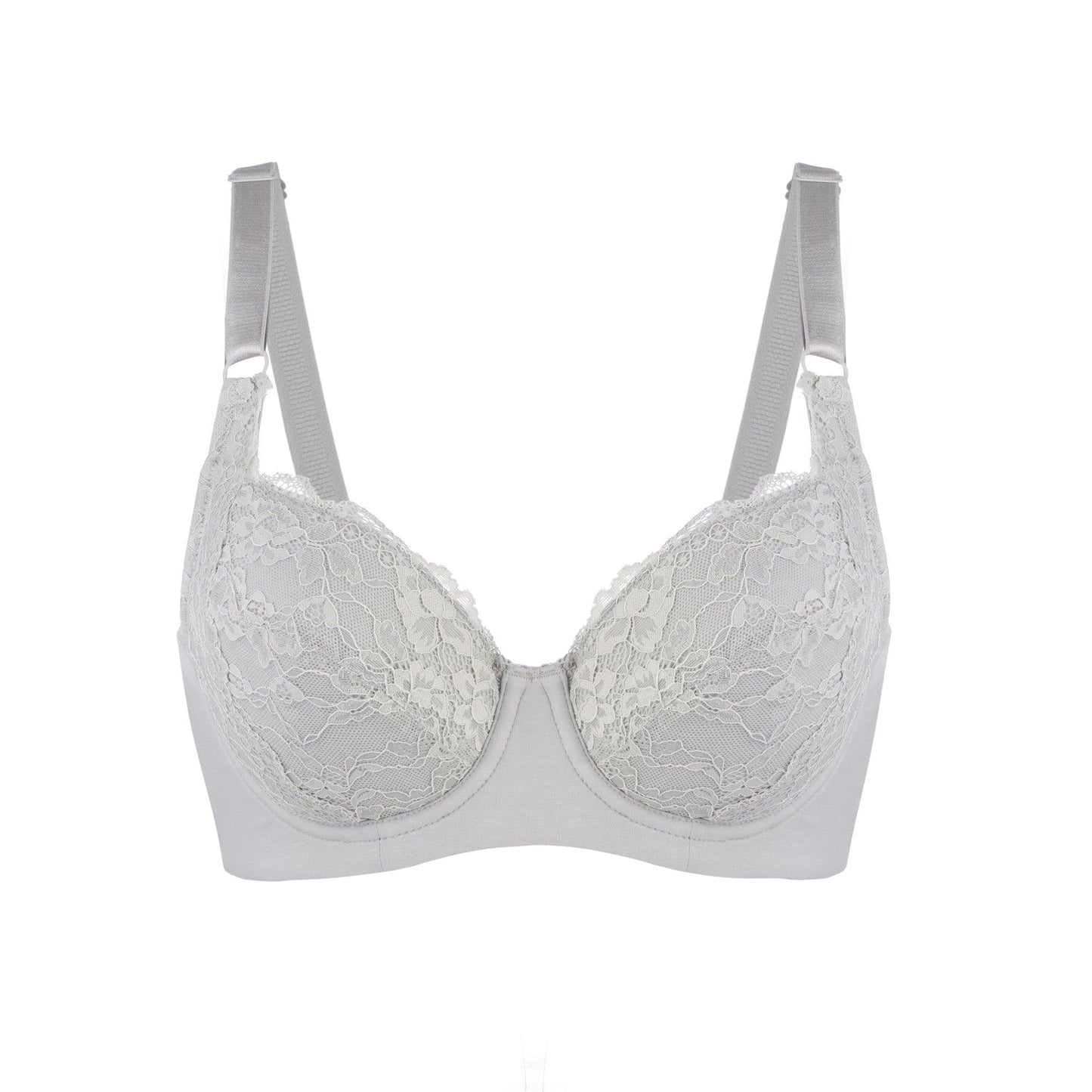 Susannah Silk & Organic Cotton Lace Plunge Bra