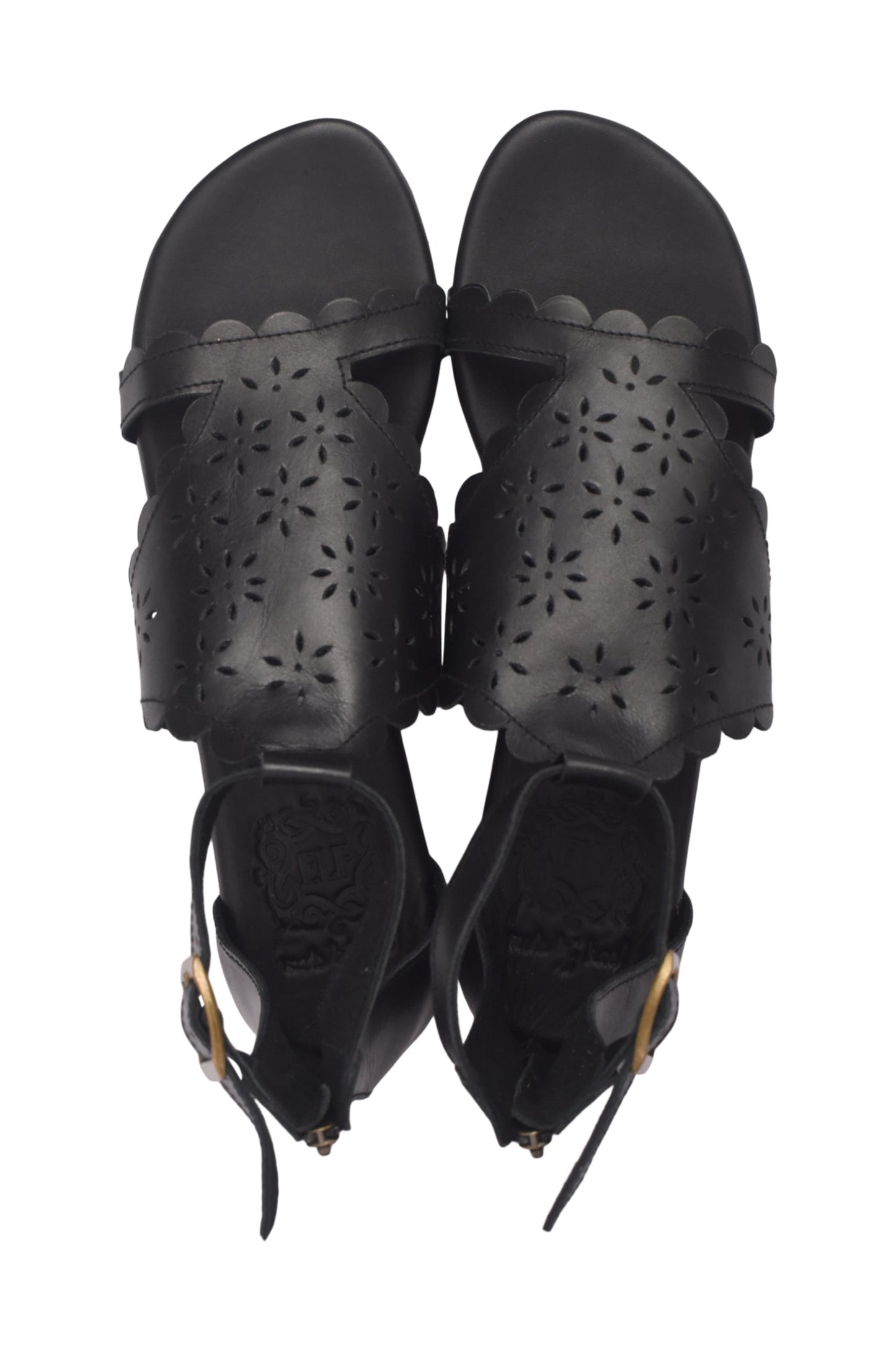 Marisole Cut-Out Leather Sandals