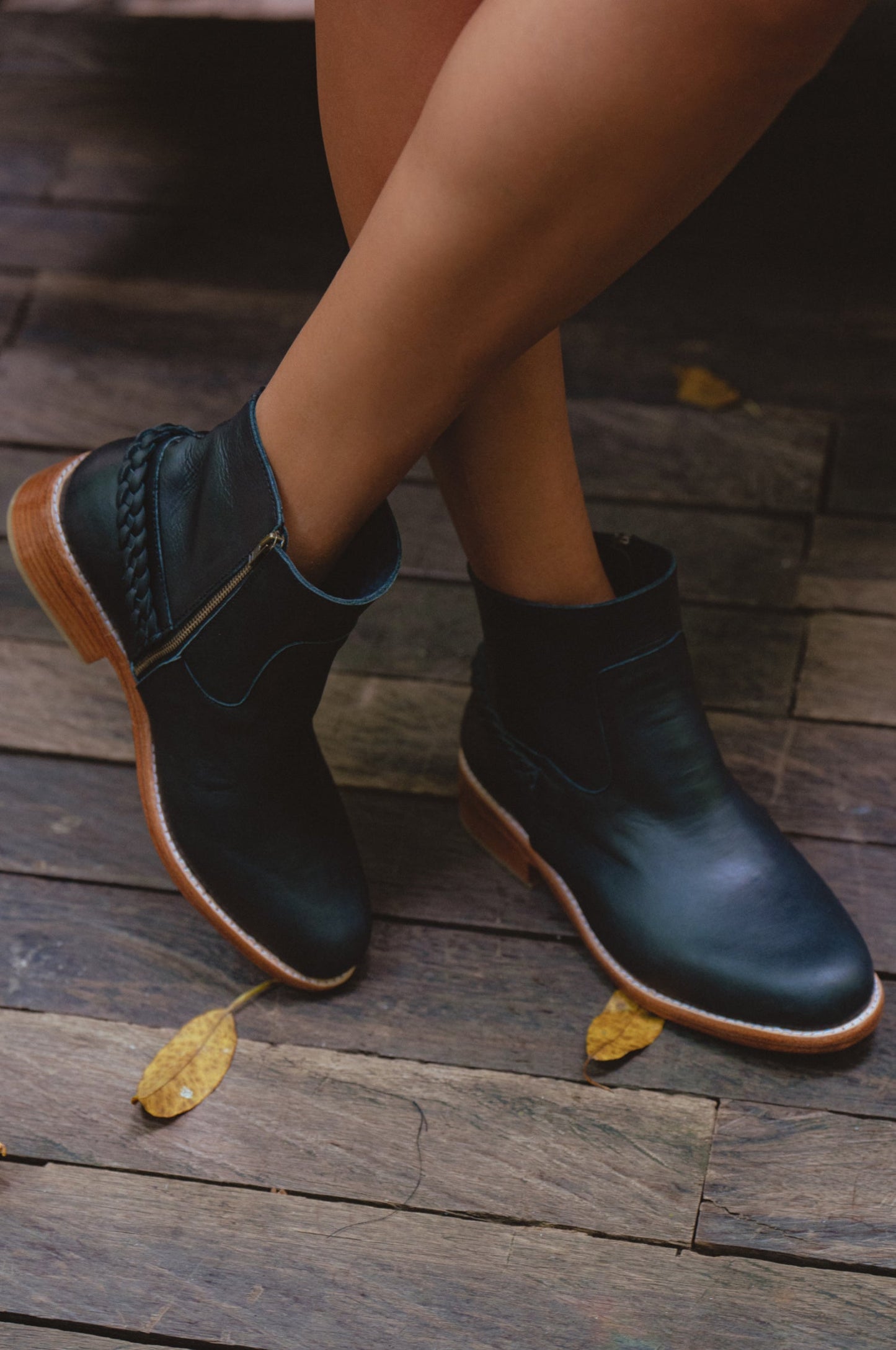 Hermione Chelsea Ankle Leather Boots