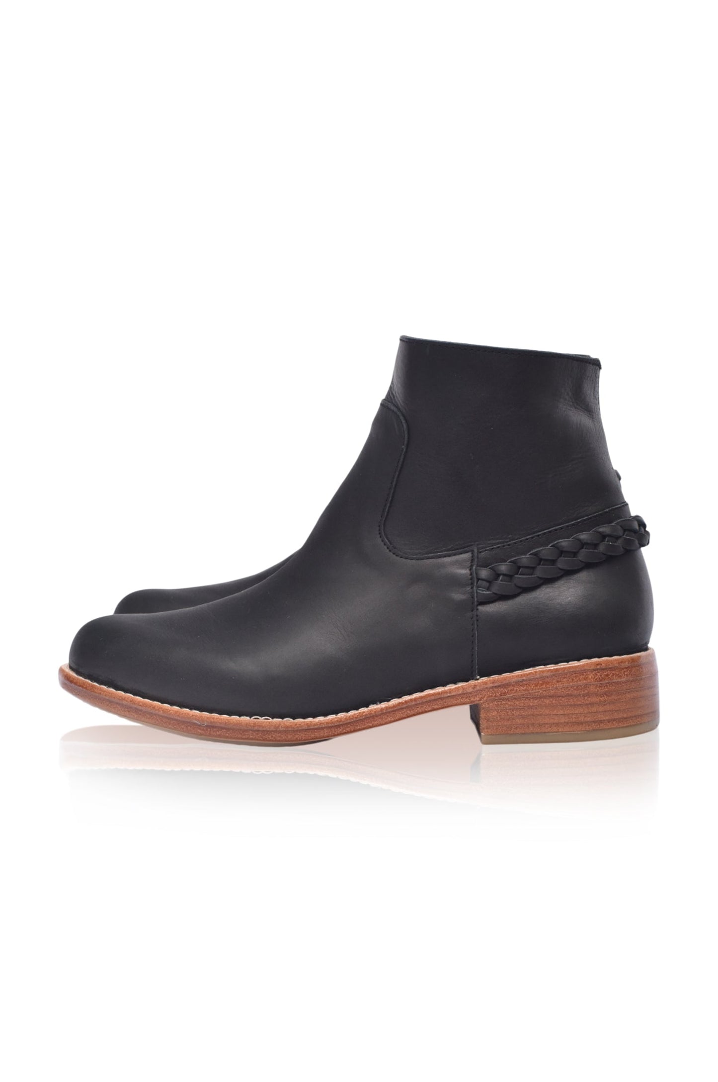 Hermione Chelsea Ankle Leather Boots