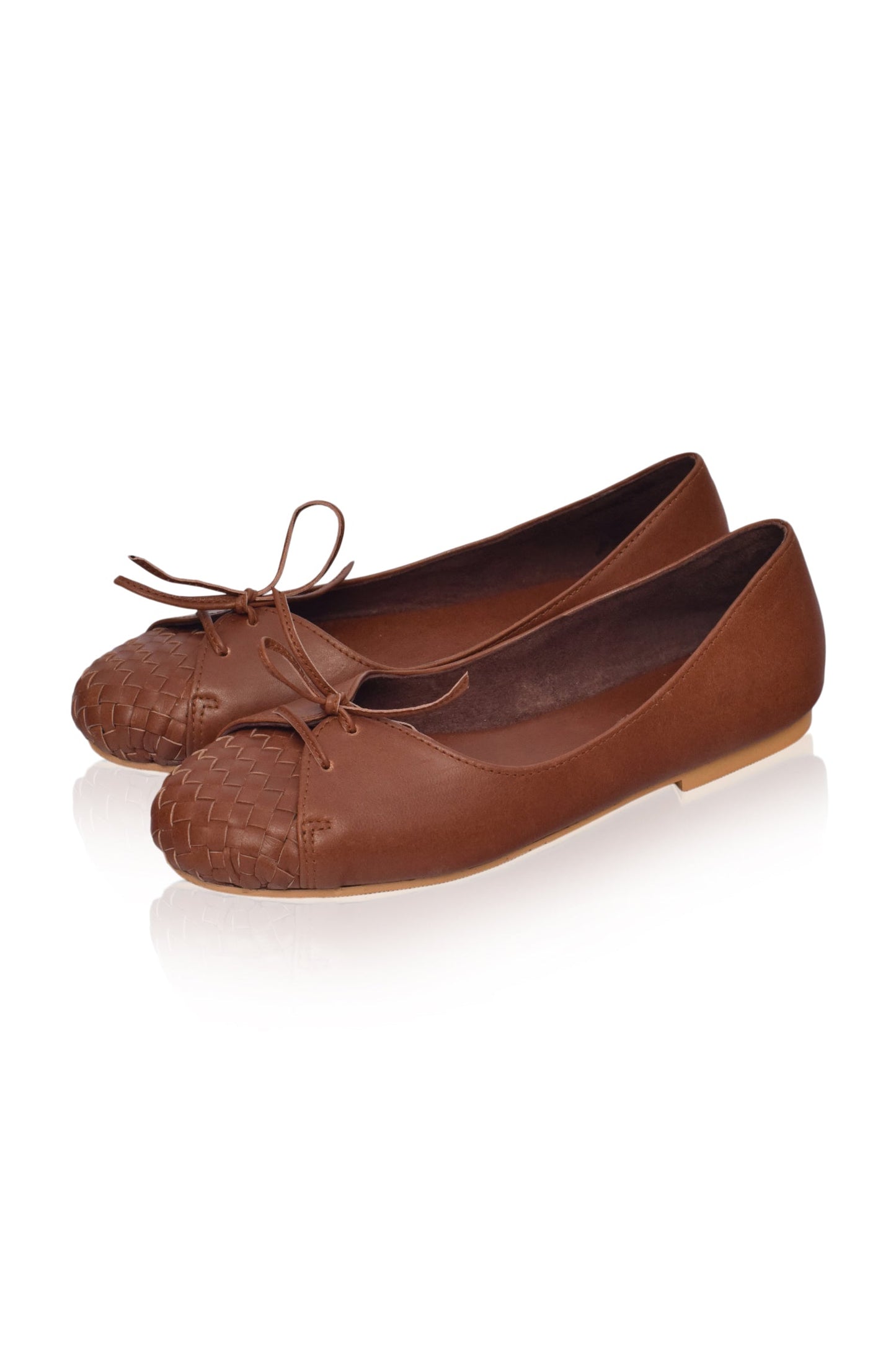Alexia Woven Leather Flats