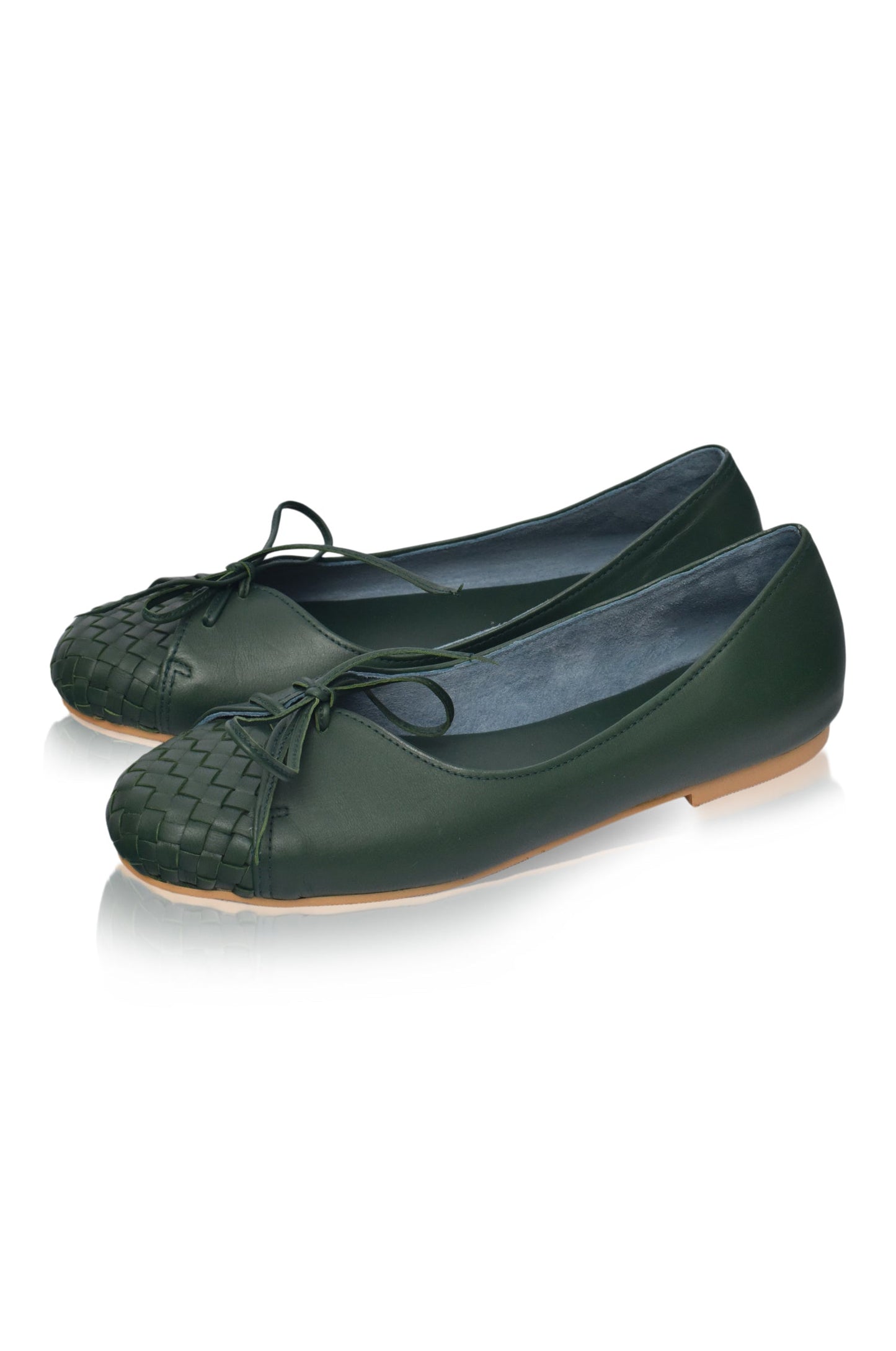 Alexia Woven Leather Flats