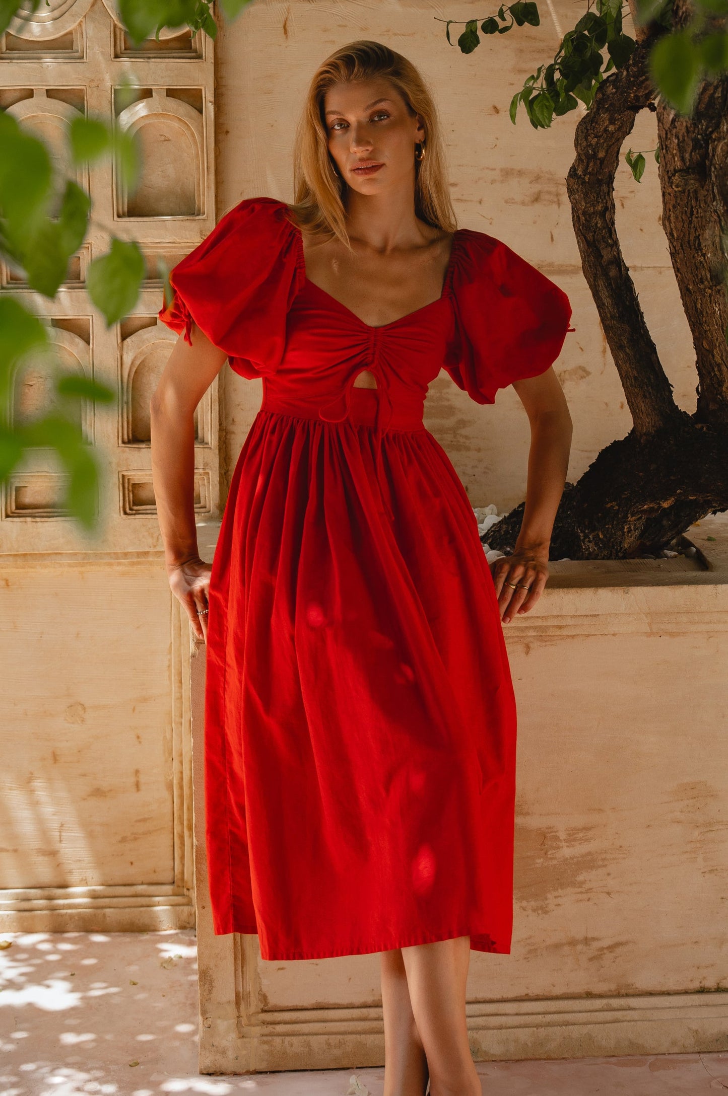 Atina Puff Sleeve Dress