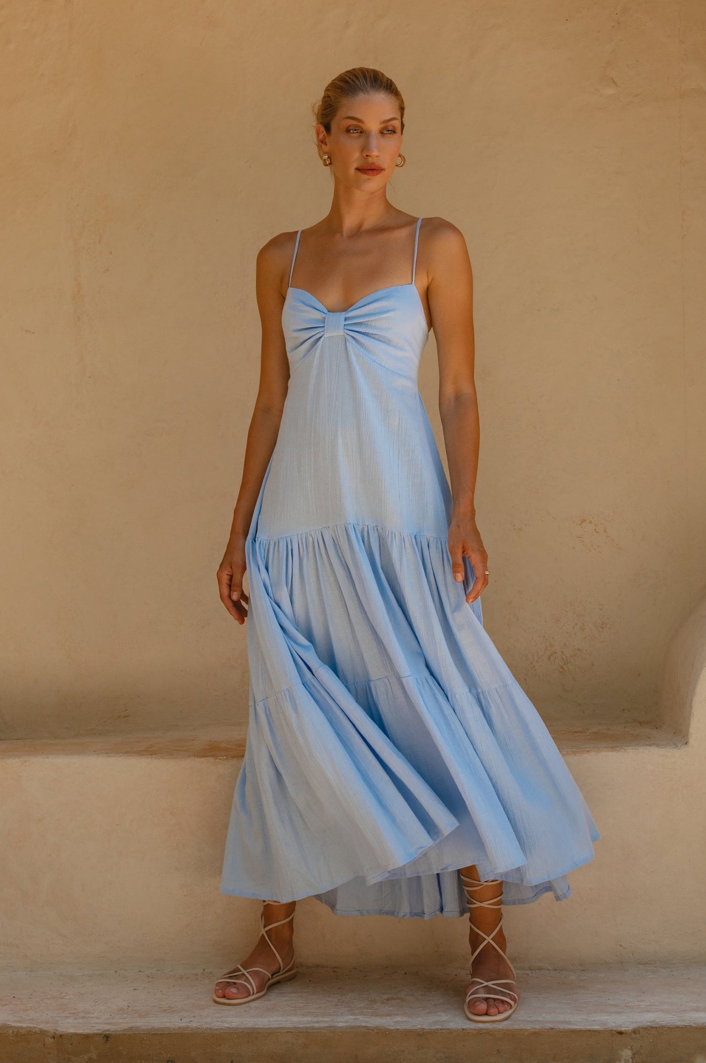 Luca Linen Maxi Dress