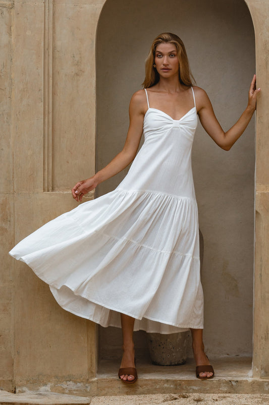 Luca Linen Maxi Dress