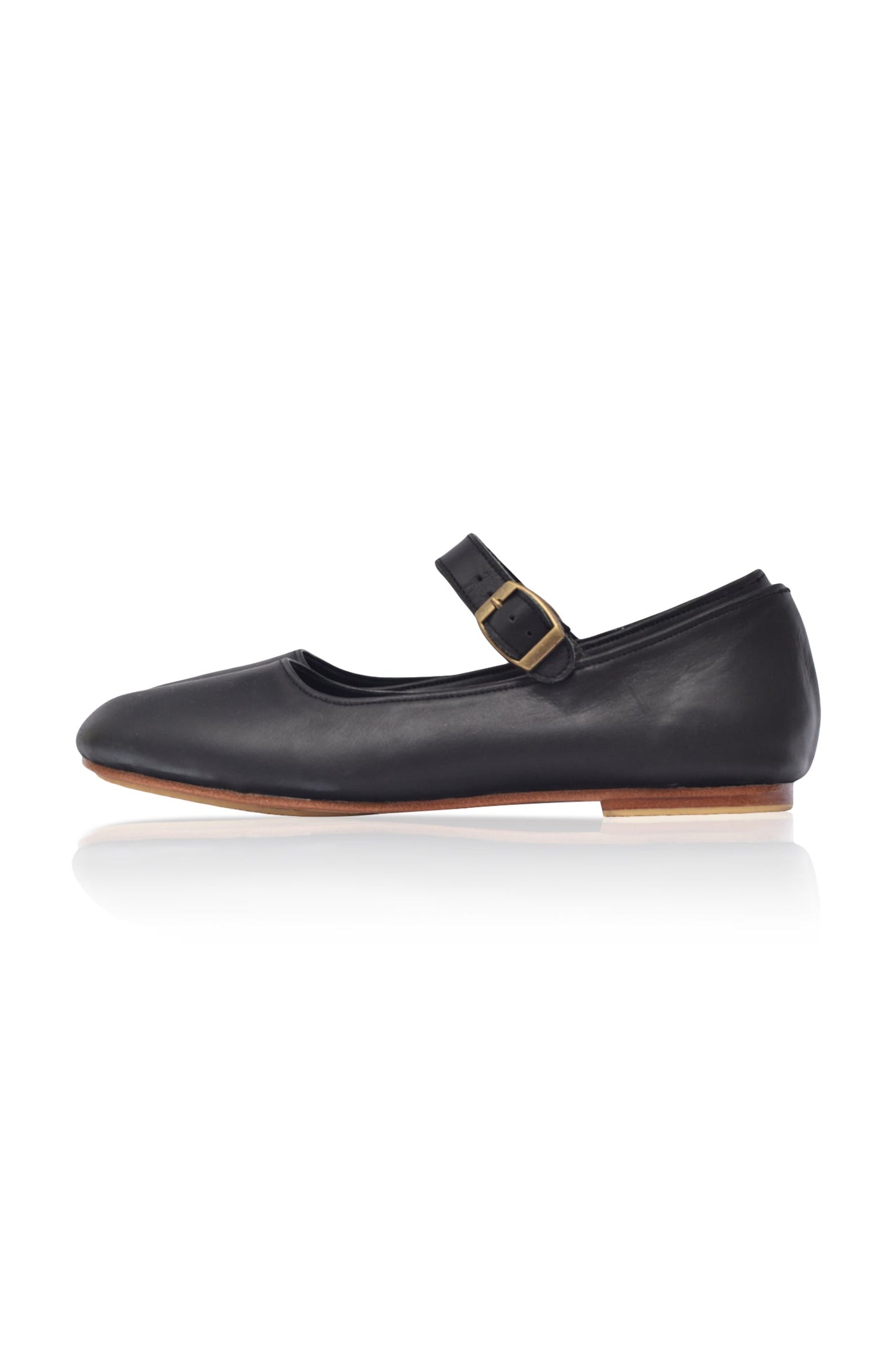 Nerissa Mary Jane Leather Flats