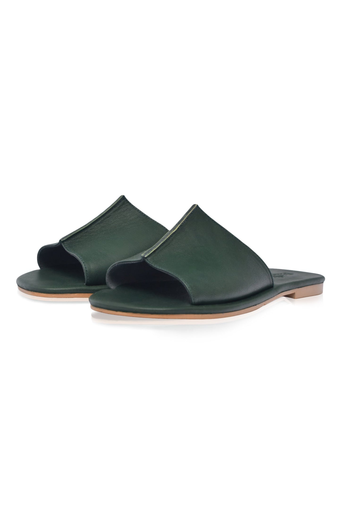 Bianca Leather Slides