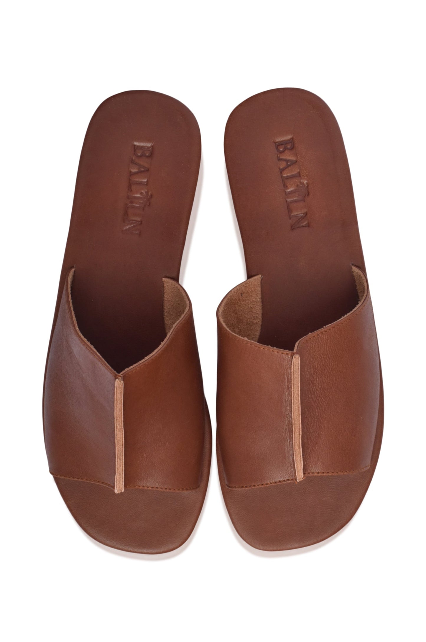 Bianca Leather Slides