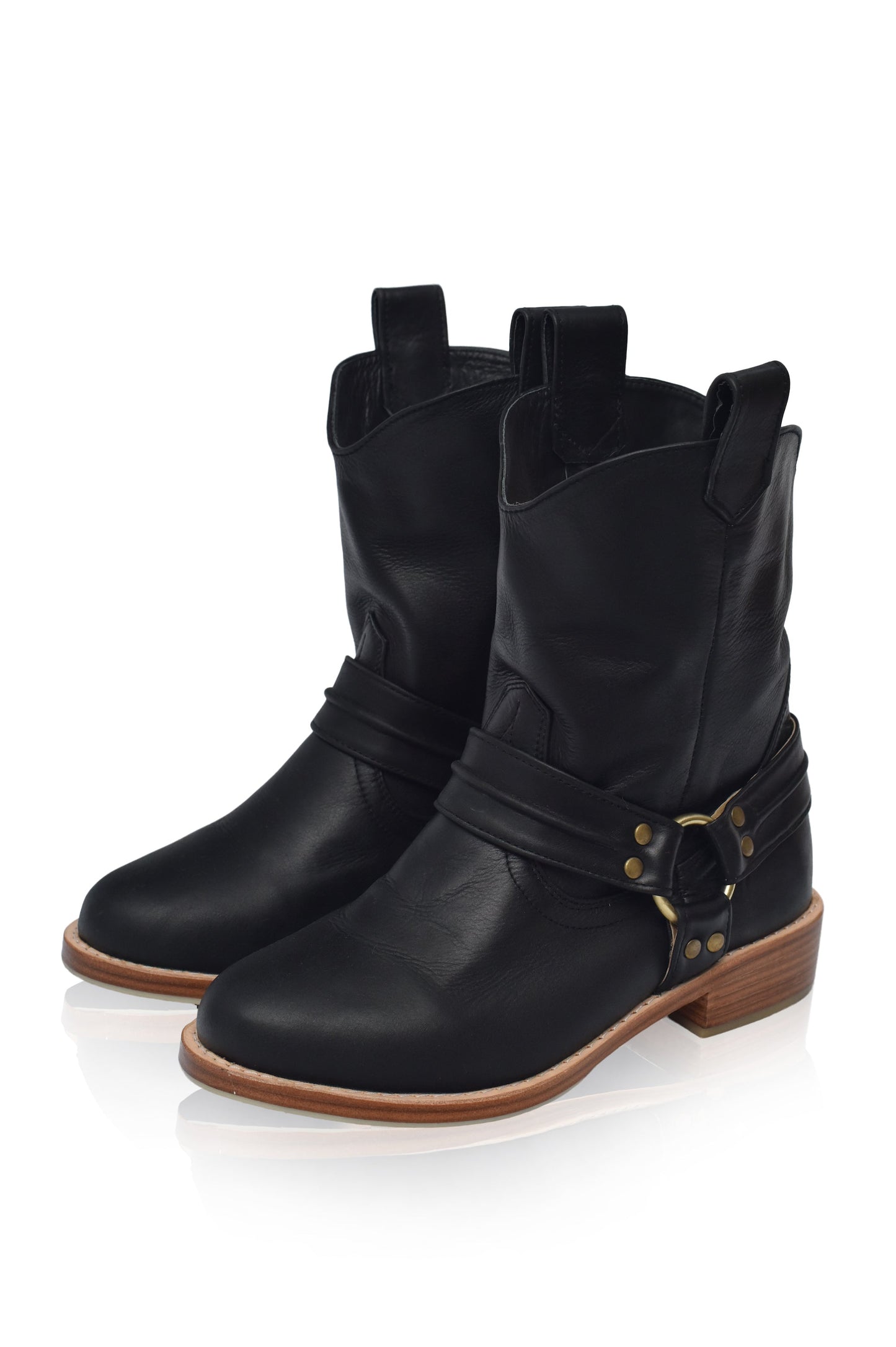 Iona Pull-On Leather Boots