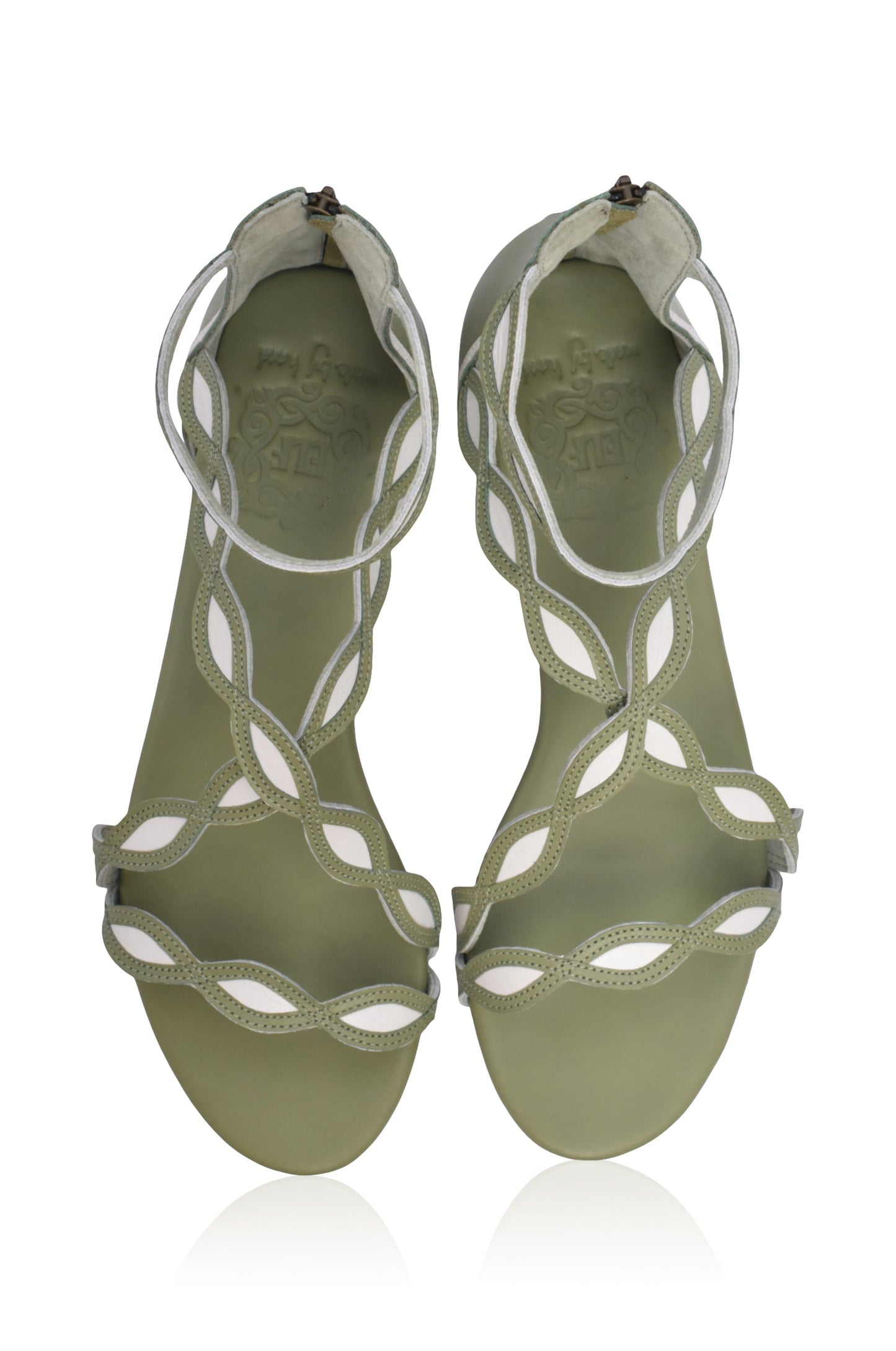 Flavia Floral Leather Sandals