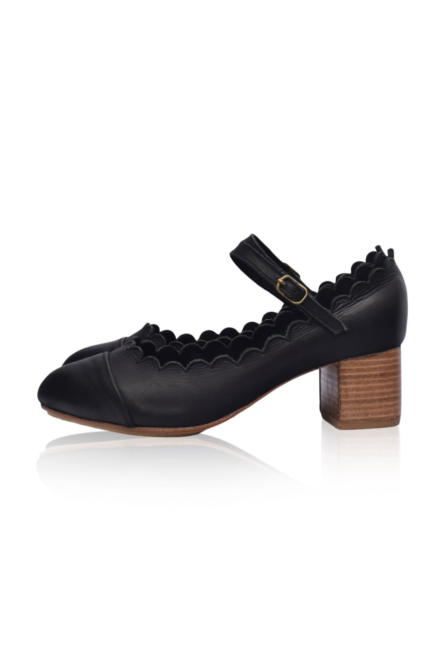 Lorna Mary Jane Leather Heels