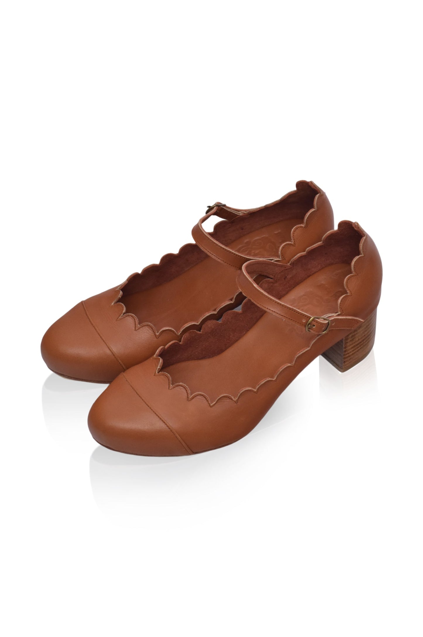Lorna Mary Jane Leather Heels