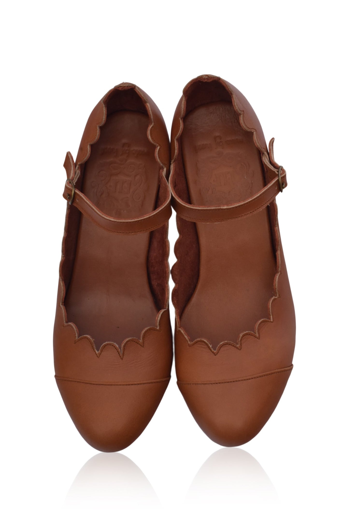 Lorna Mary Jane Leather Heels