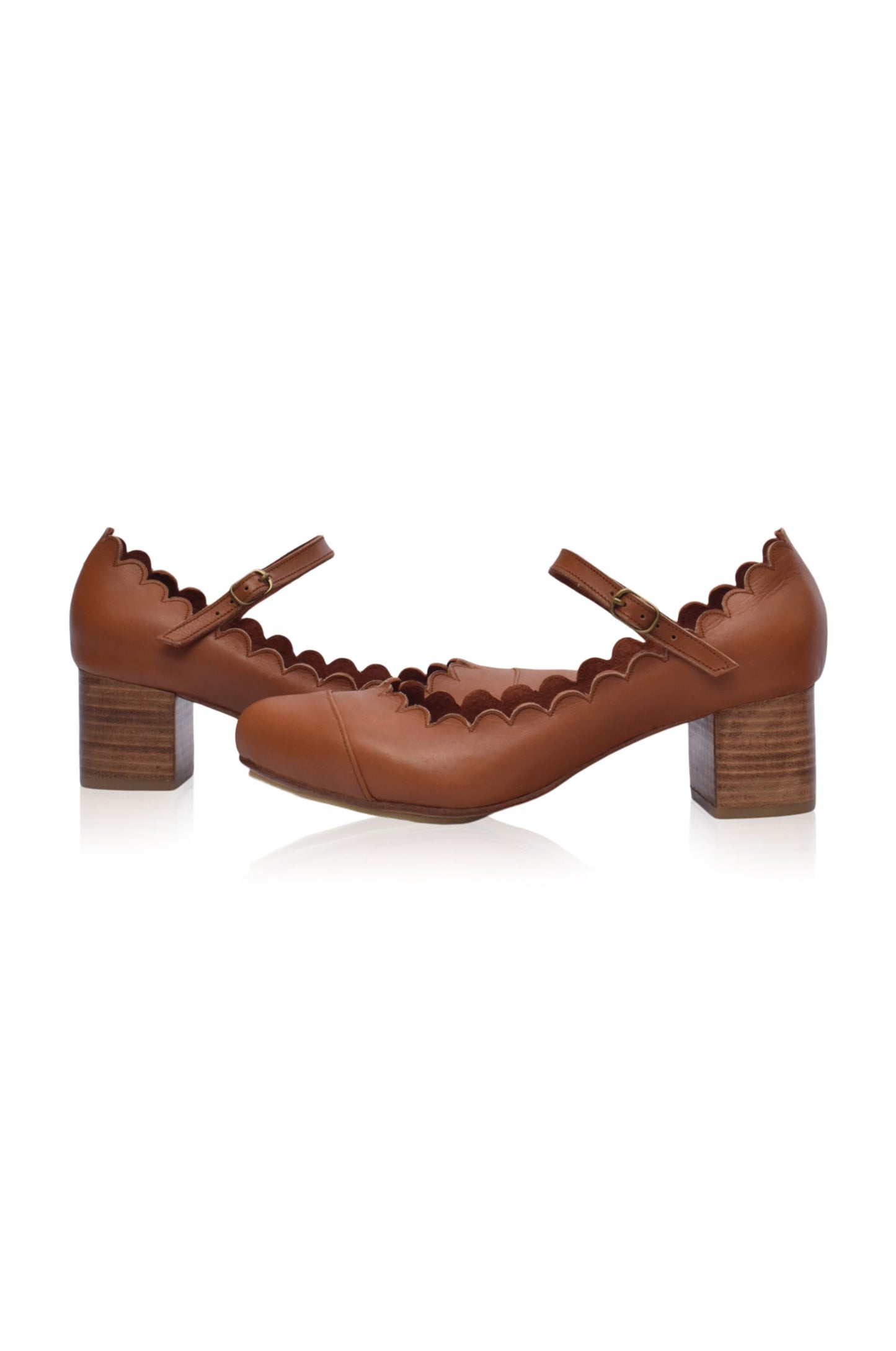 Lorna Mary Jane Leather Heels