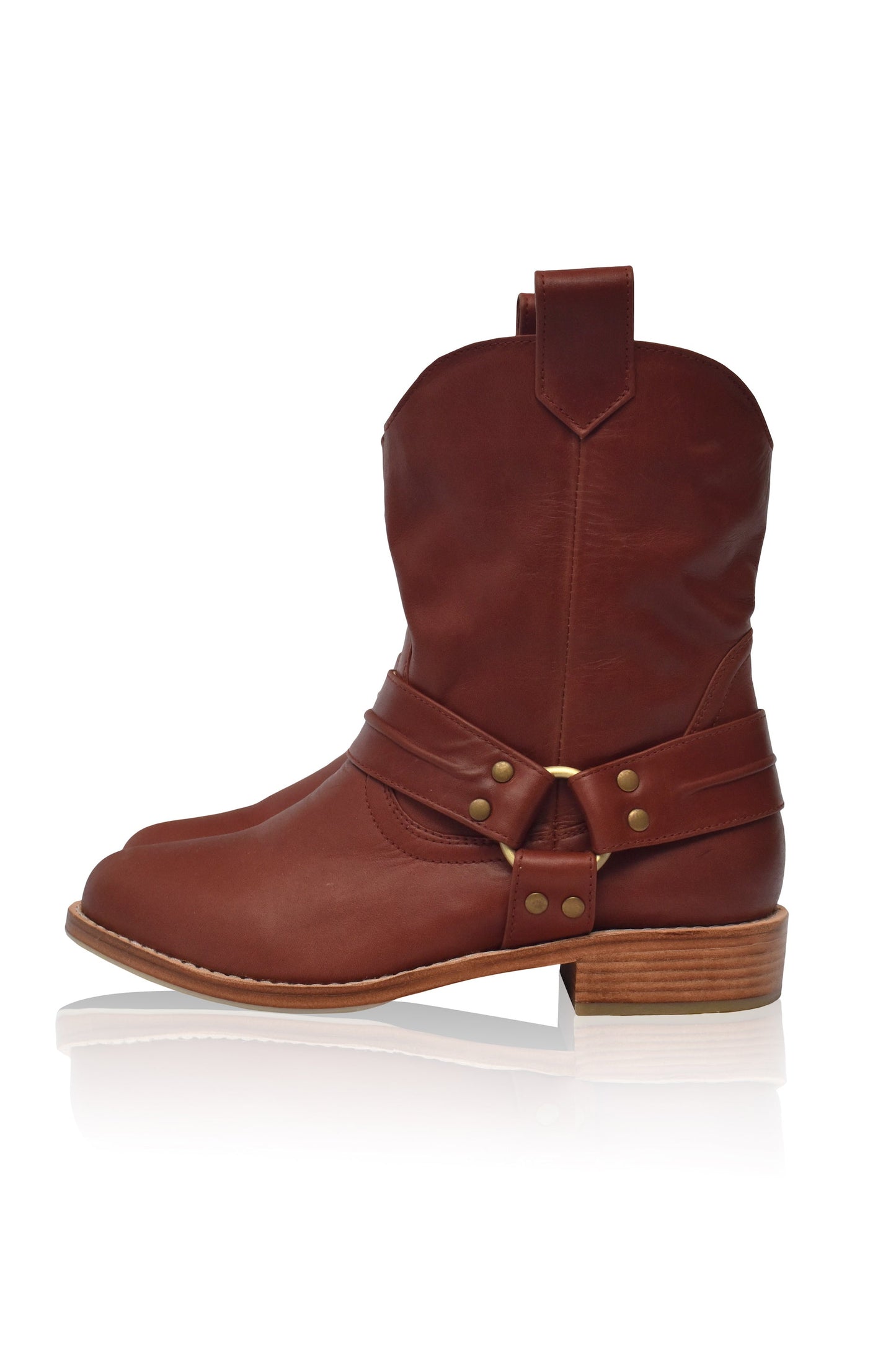 Iona Pull-On Leather Boots