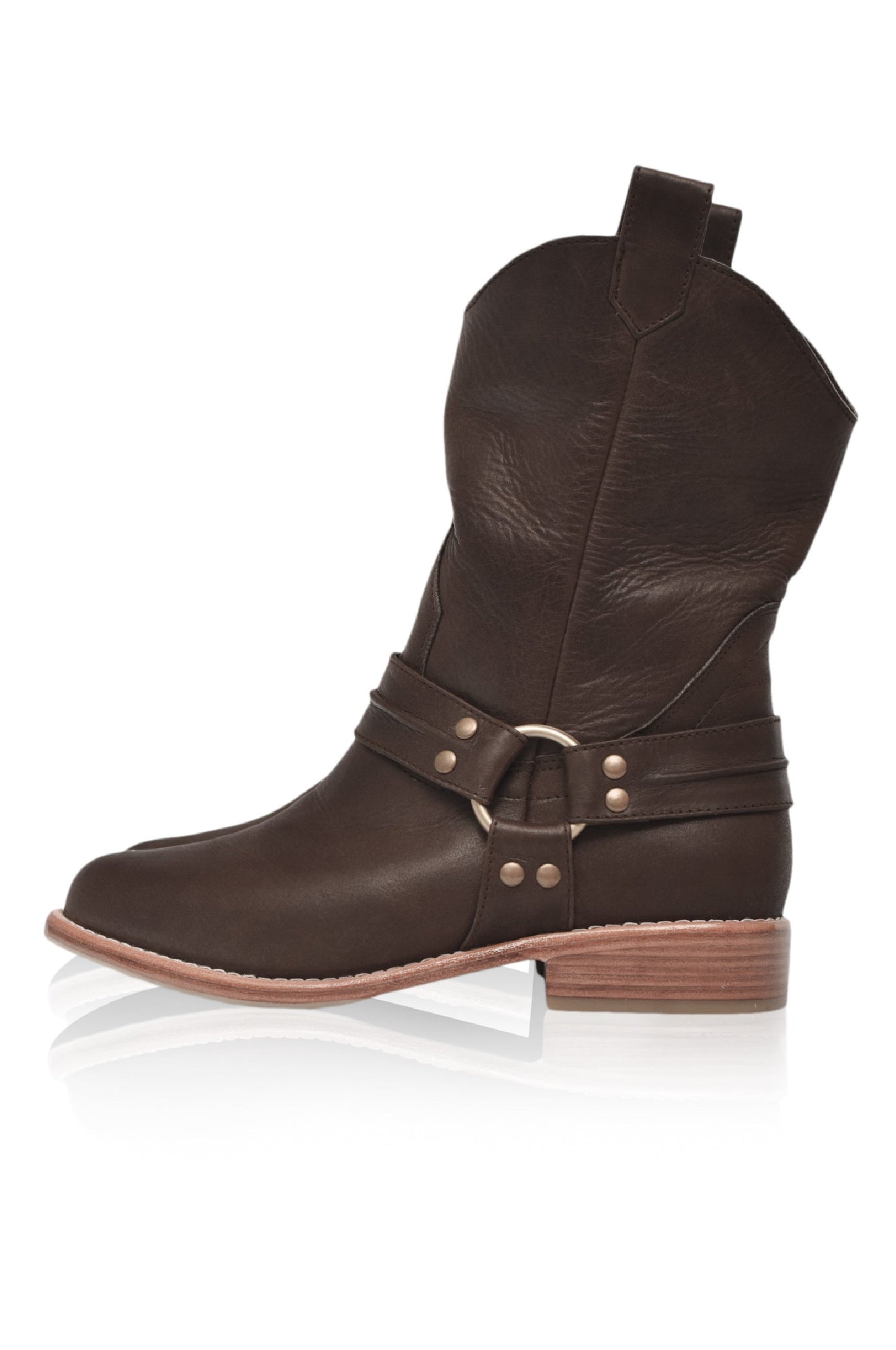 Iona Pull-On Leather Boots