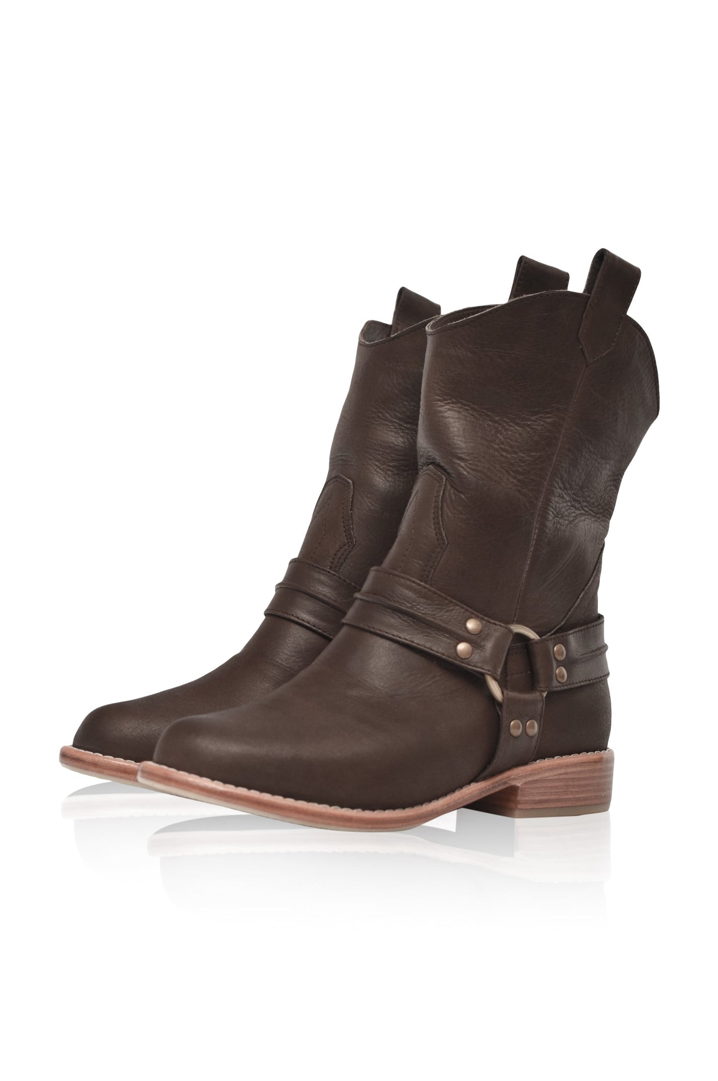 Iona Pull-On Leather Boots