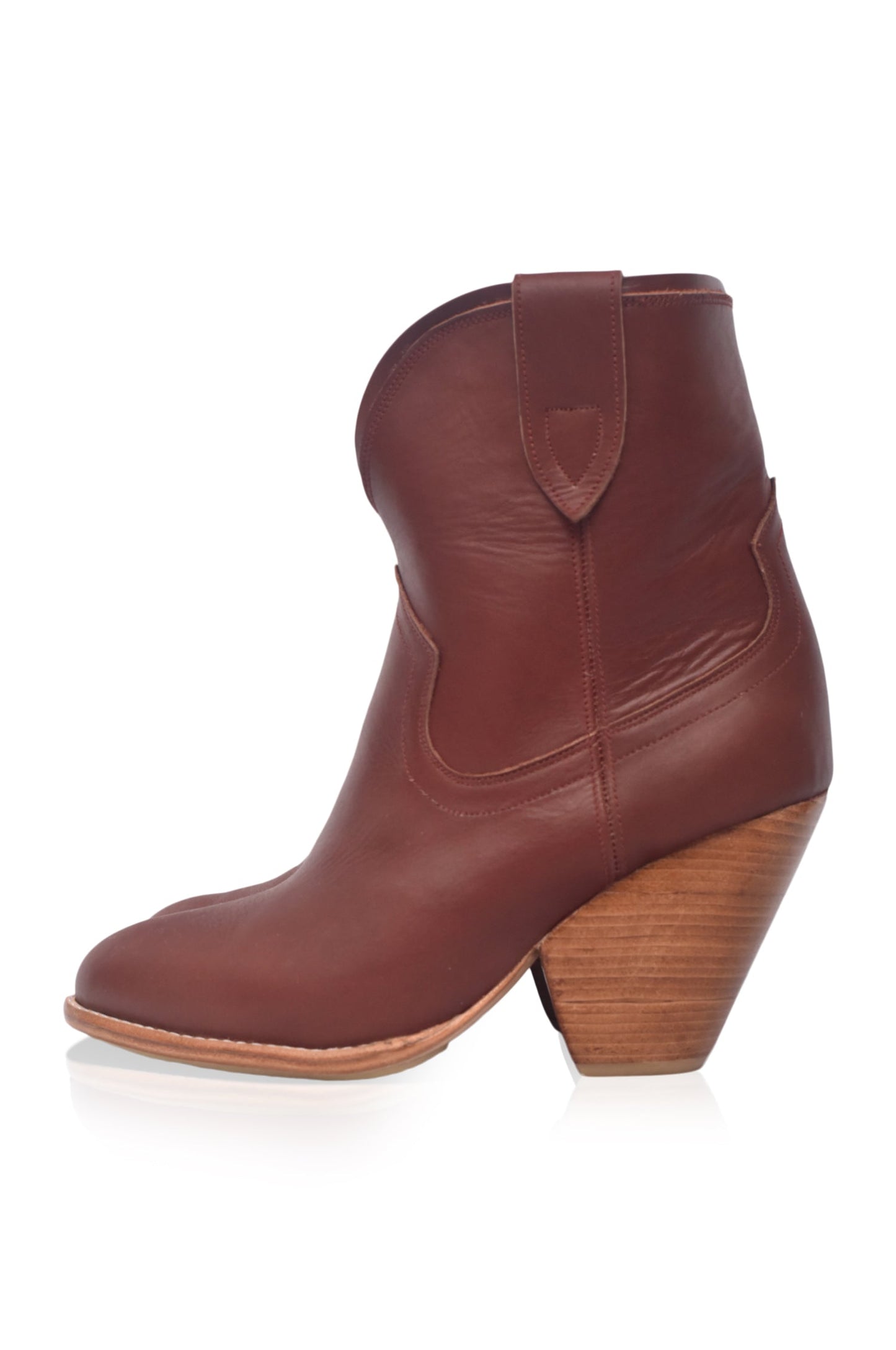 Fenella Cowboy Leather Boots