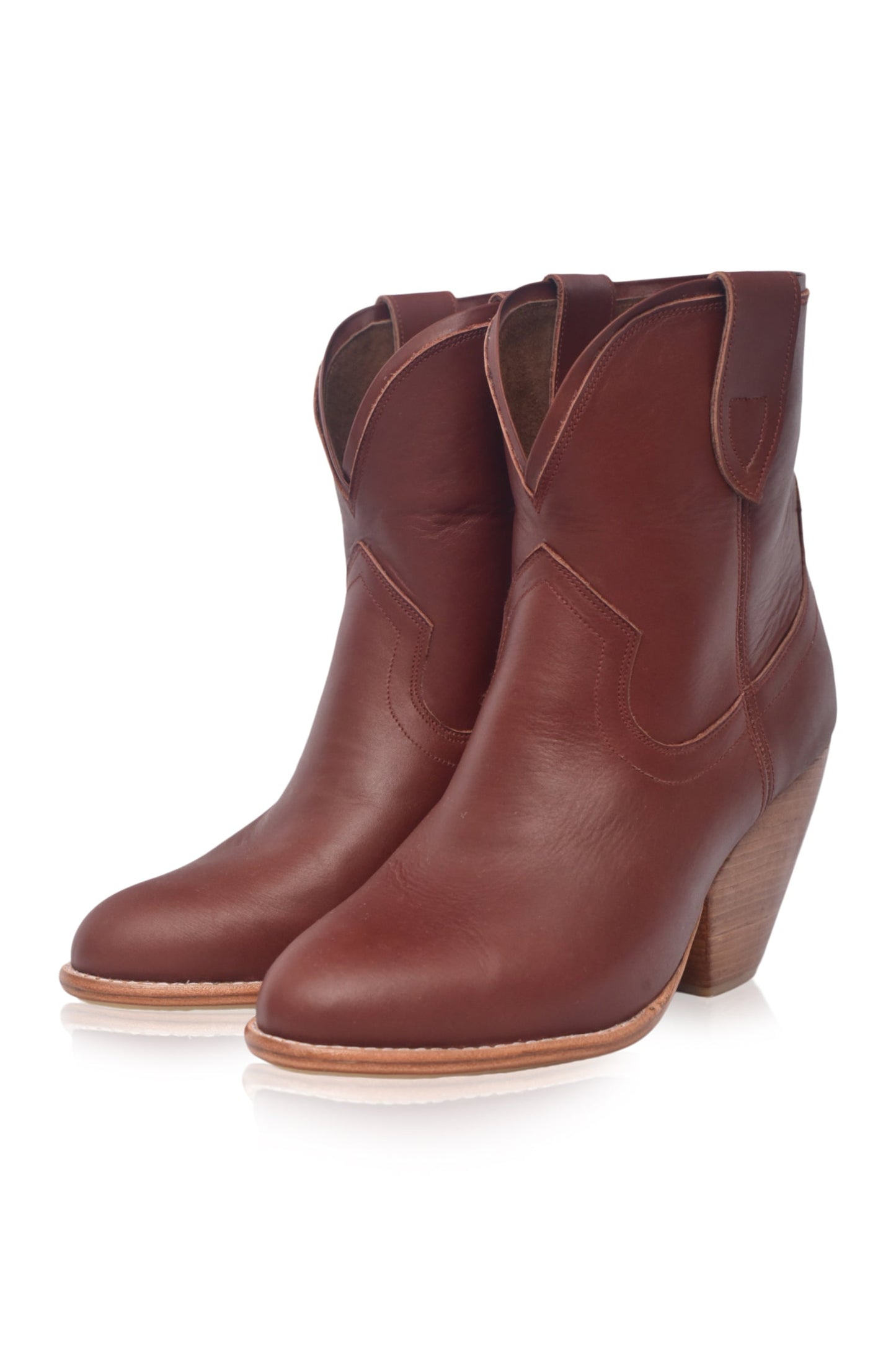 Fenella Cowboy Leather Boots