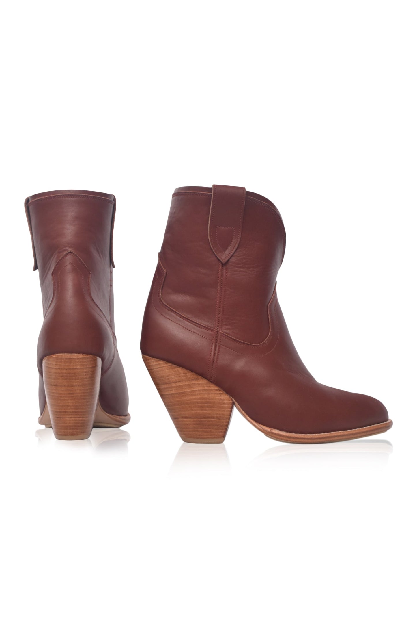 Fenella Cowboy Leather Boots