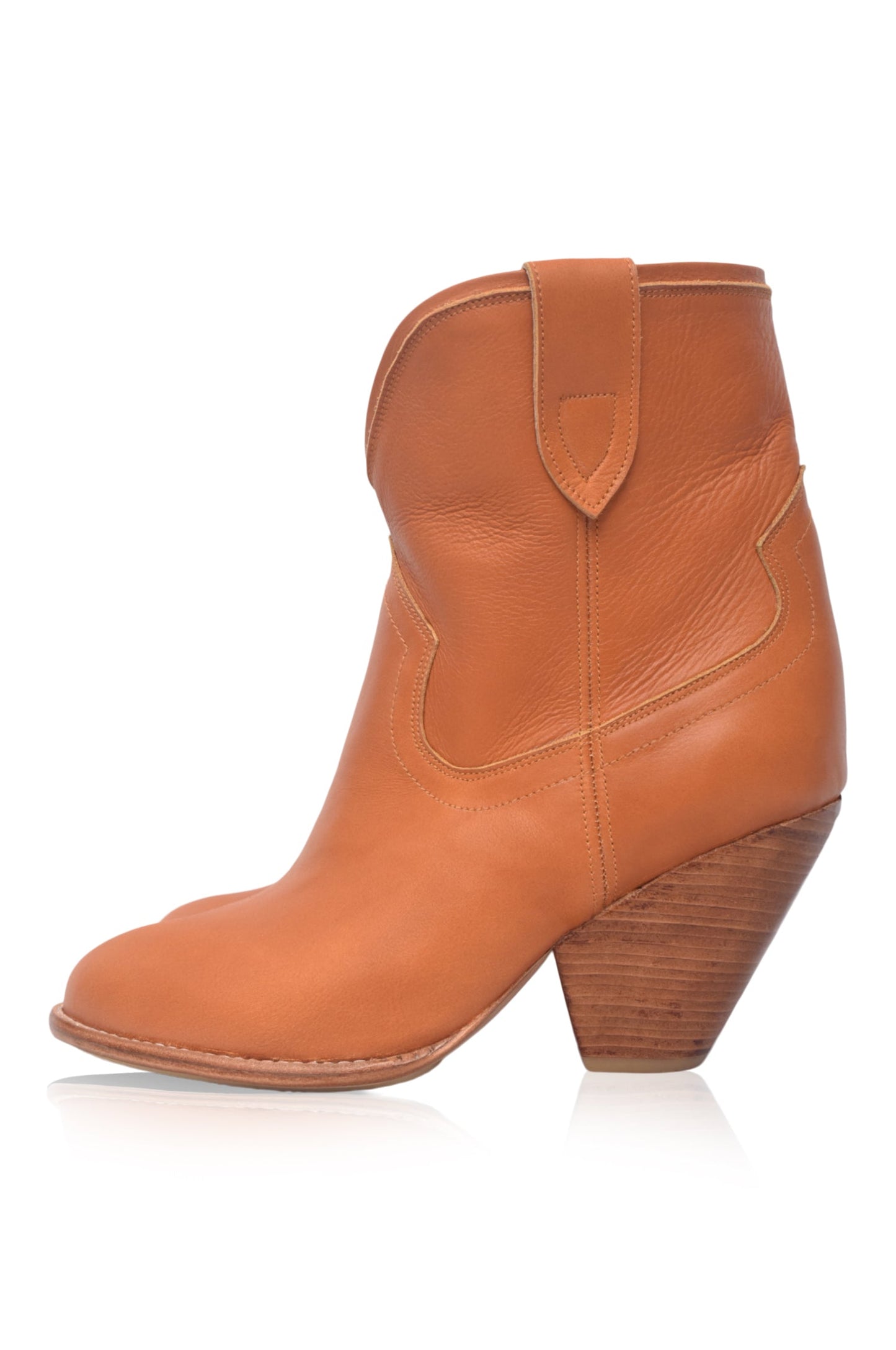 Fenella Cowboy Leather Boots