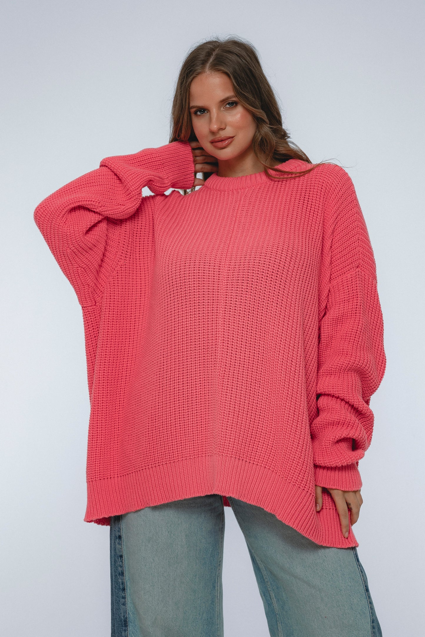 Blanche Long Sleeve Cotton Sweater
