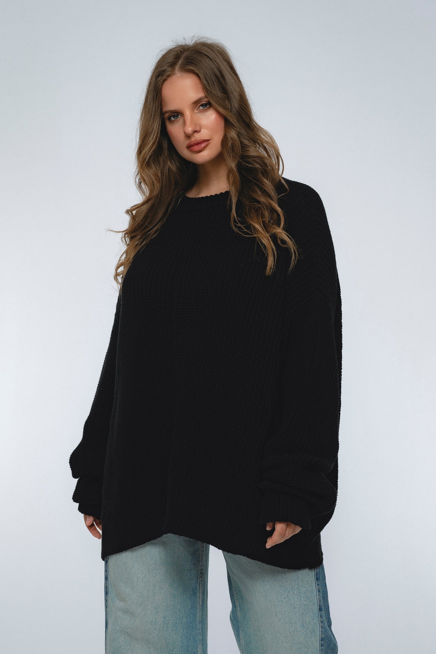 Blanche Long Sleeve Cotton Sweater