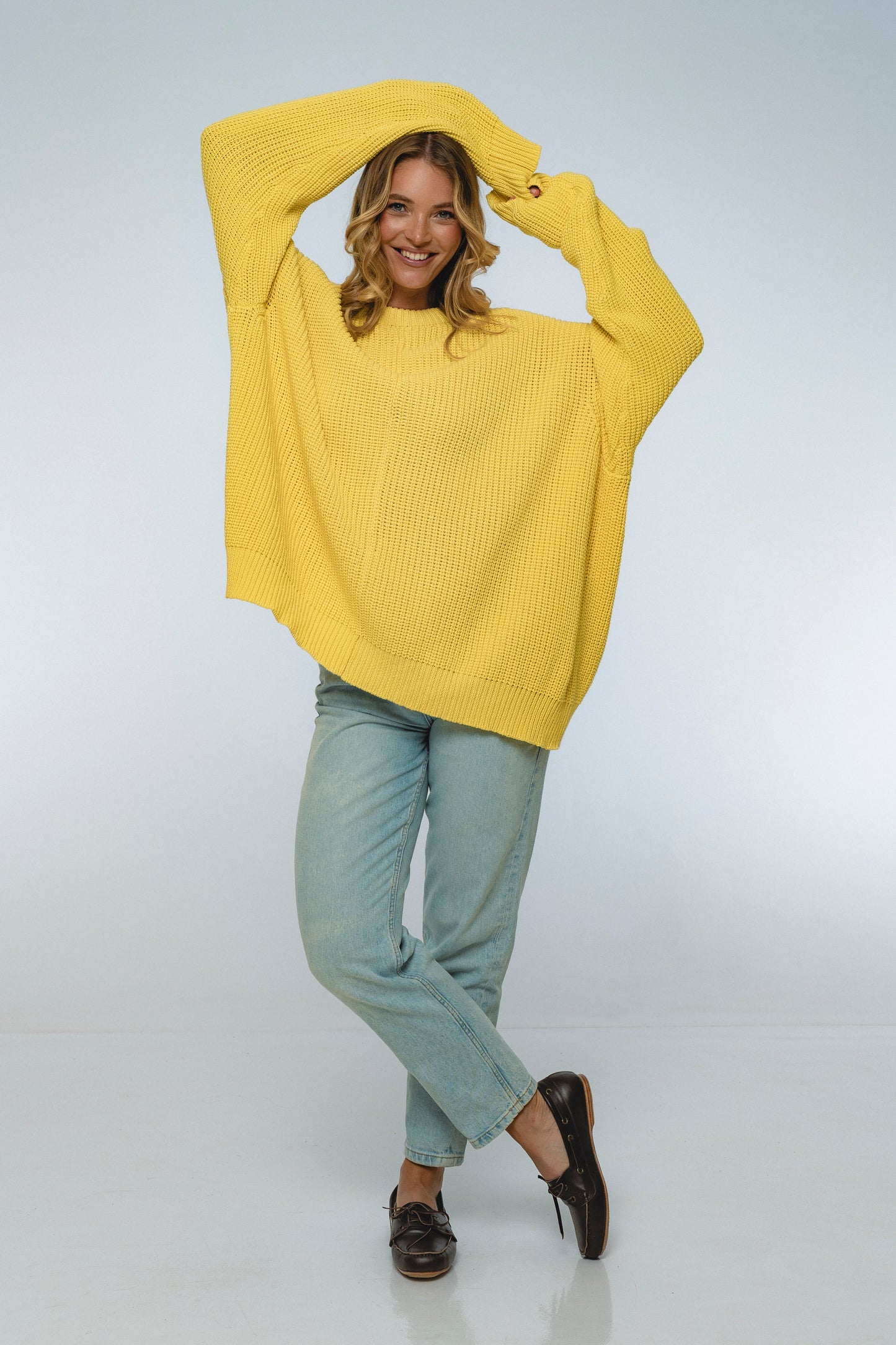 Blanche Long Sleeve Cotton Sweater