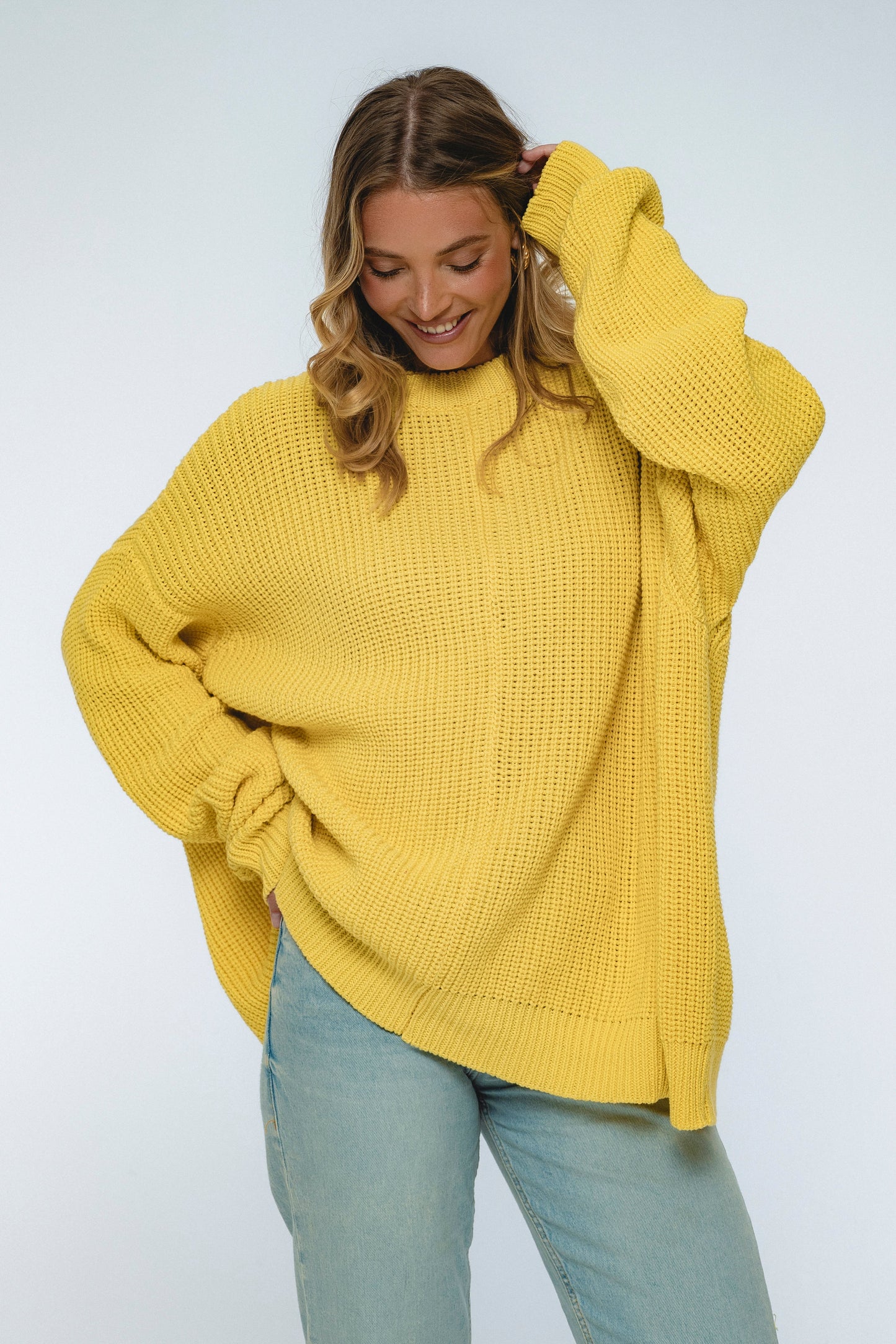 Blanche Long Sleeve Cotton Sweater