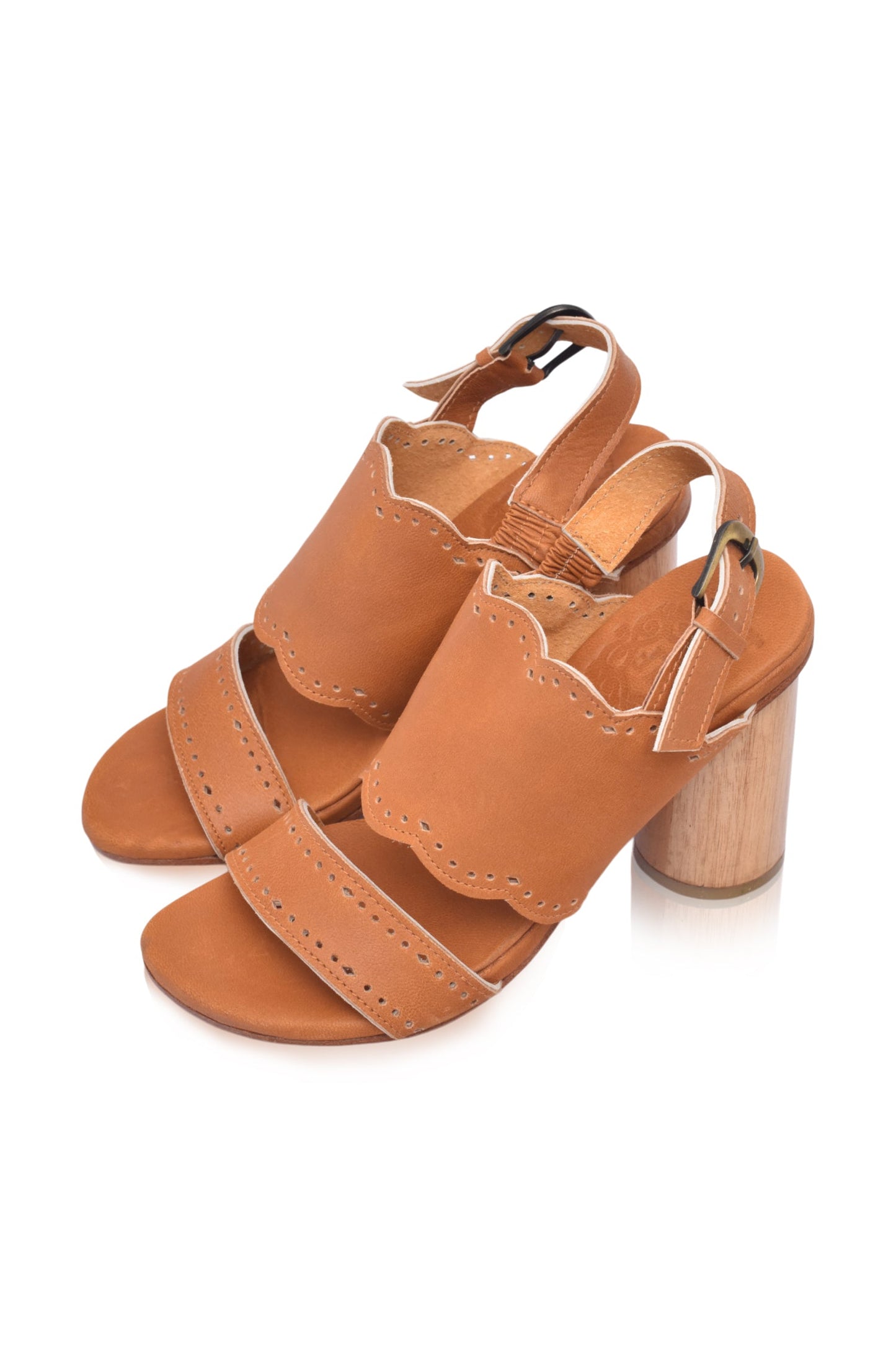 Petra Leather Heels