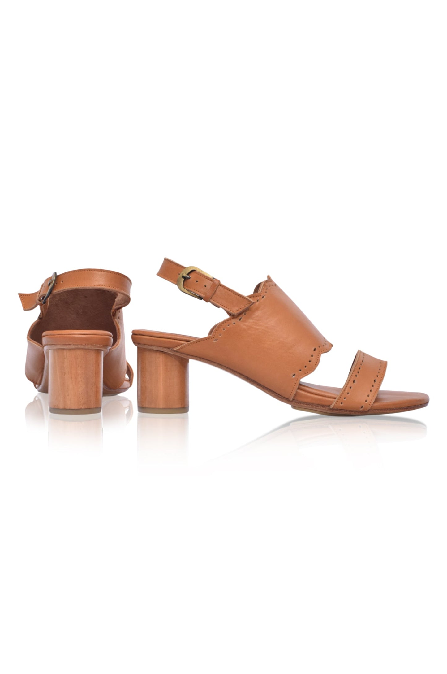 Petra Leather Heels
