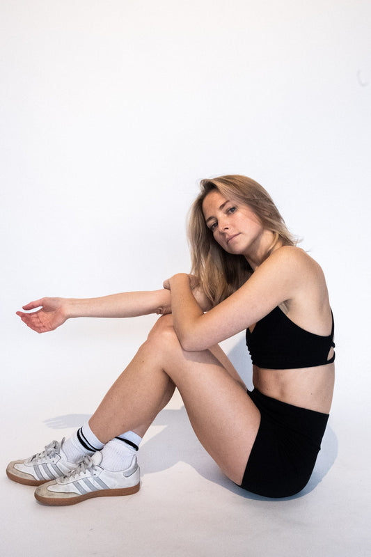 Sage Organic Cotton Biker Shorts