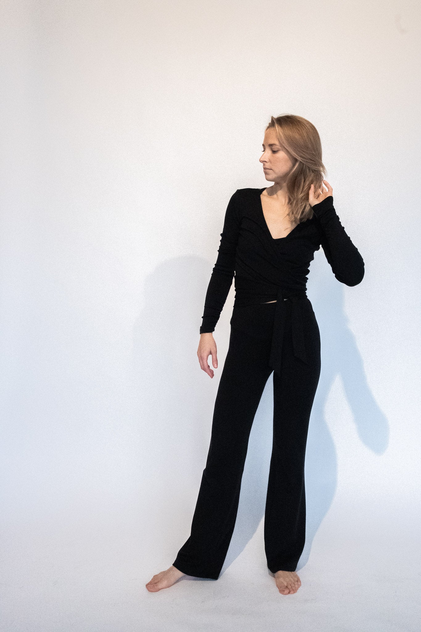 Pearl Organic Cotton Wide Leg Pants