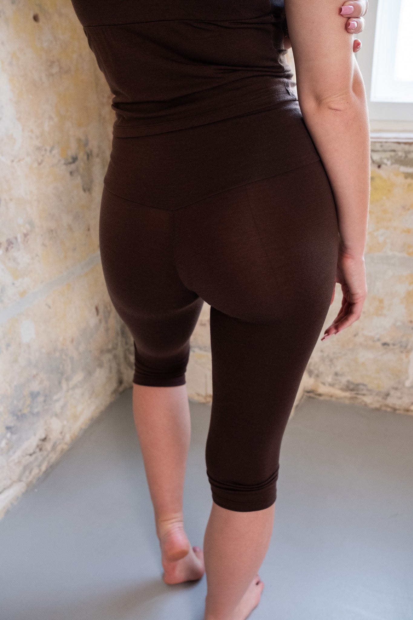 Marion Merino Wool Capri Leggings