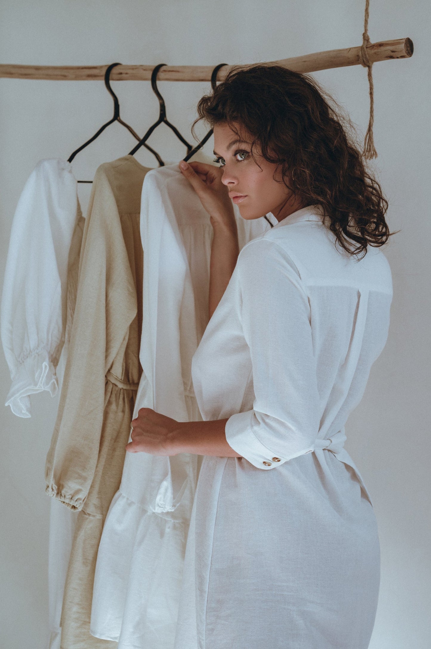 Estelle Shirt Linen Dress