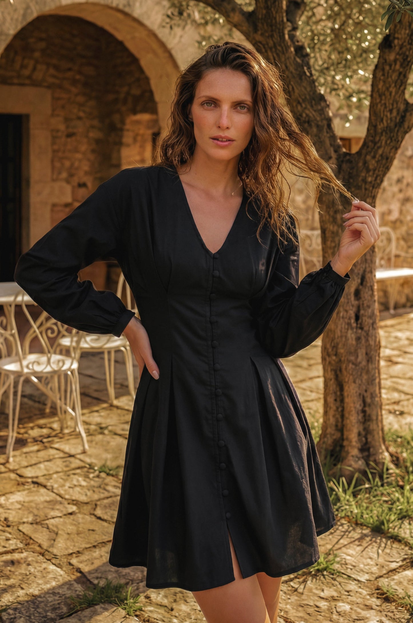 Elena Long Sleeve Mini Dress
