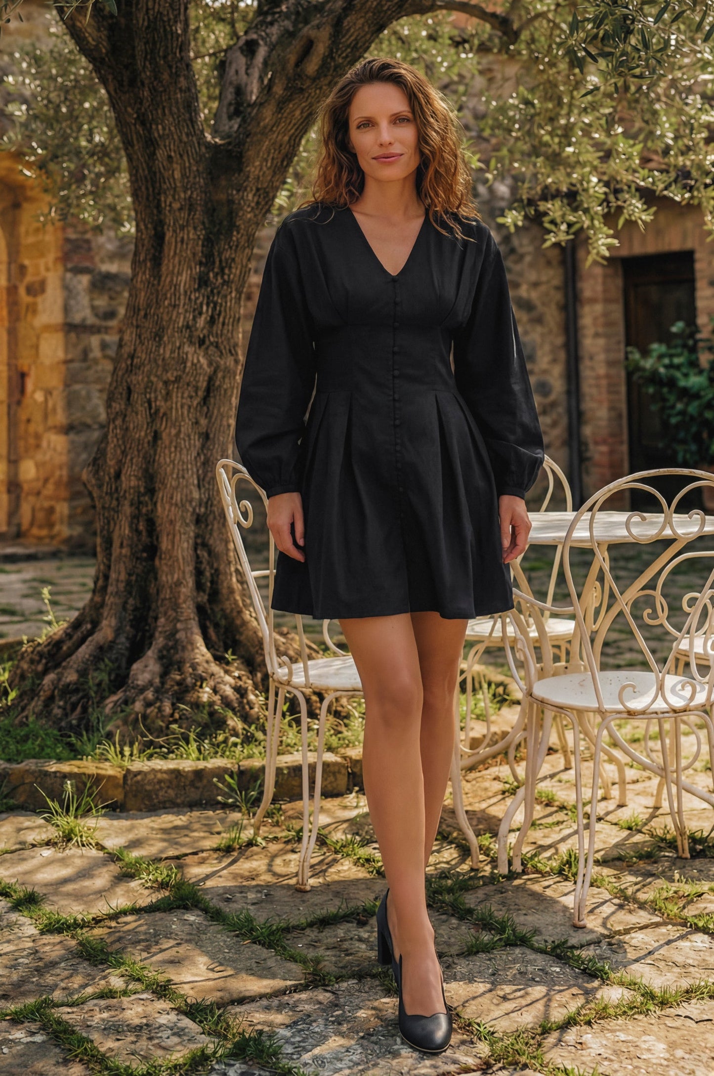 Elena Long Sleeve Mini Dress
