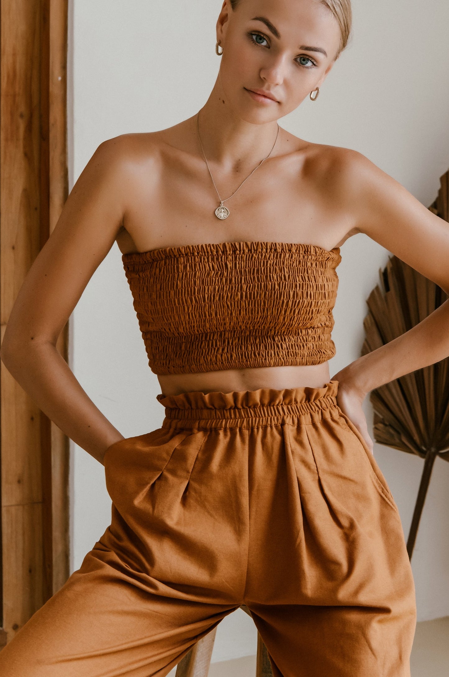 Freya Linen Top