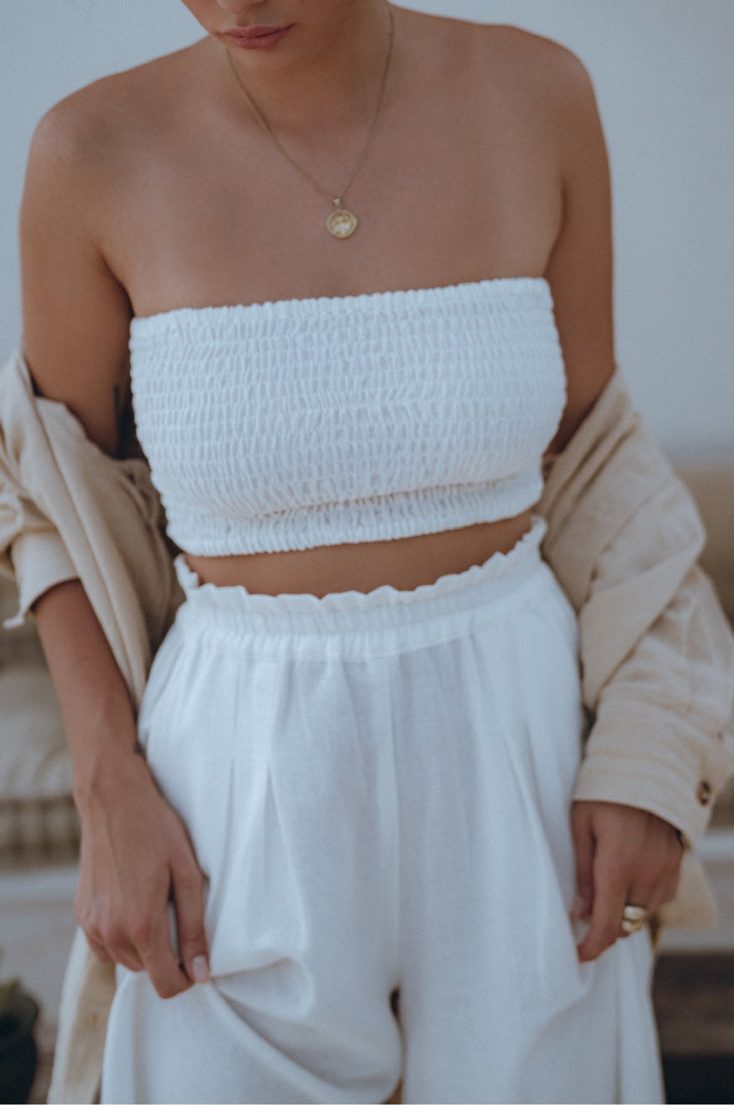 Freya Linen Top