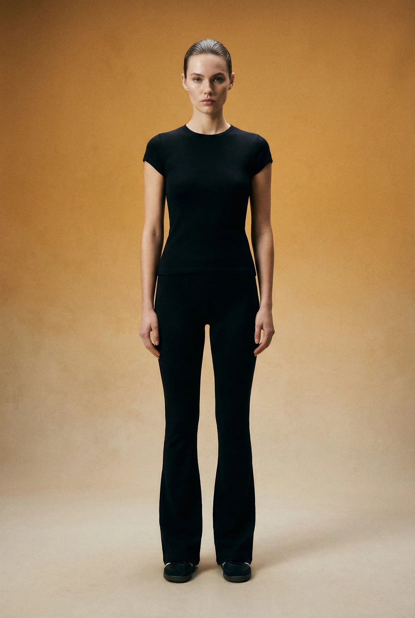 Mireille Merino Wool Flared Pants