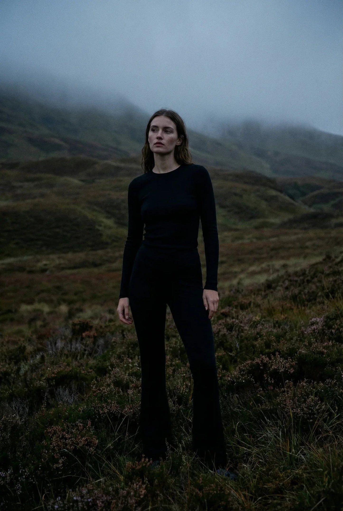 Mireille Merino Wool Flared Pants