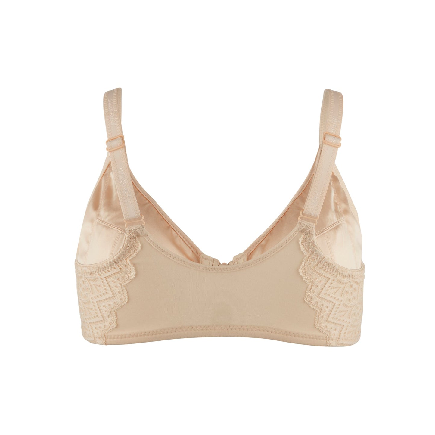 Grace Silk & Organic Cotton Front-Zip Wired Bra