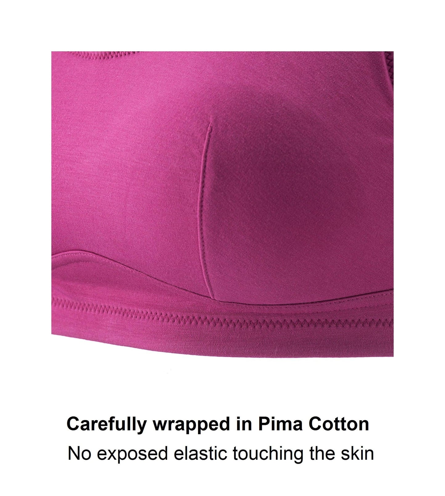 Juliette Silk & Organic Cotton Wireless Back-Support Bra