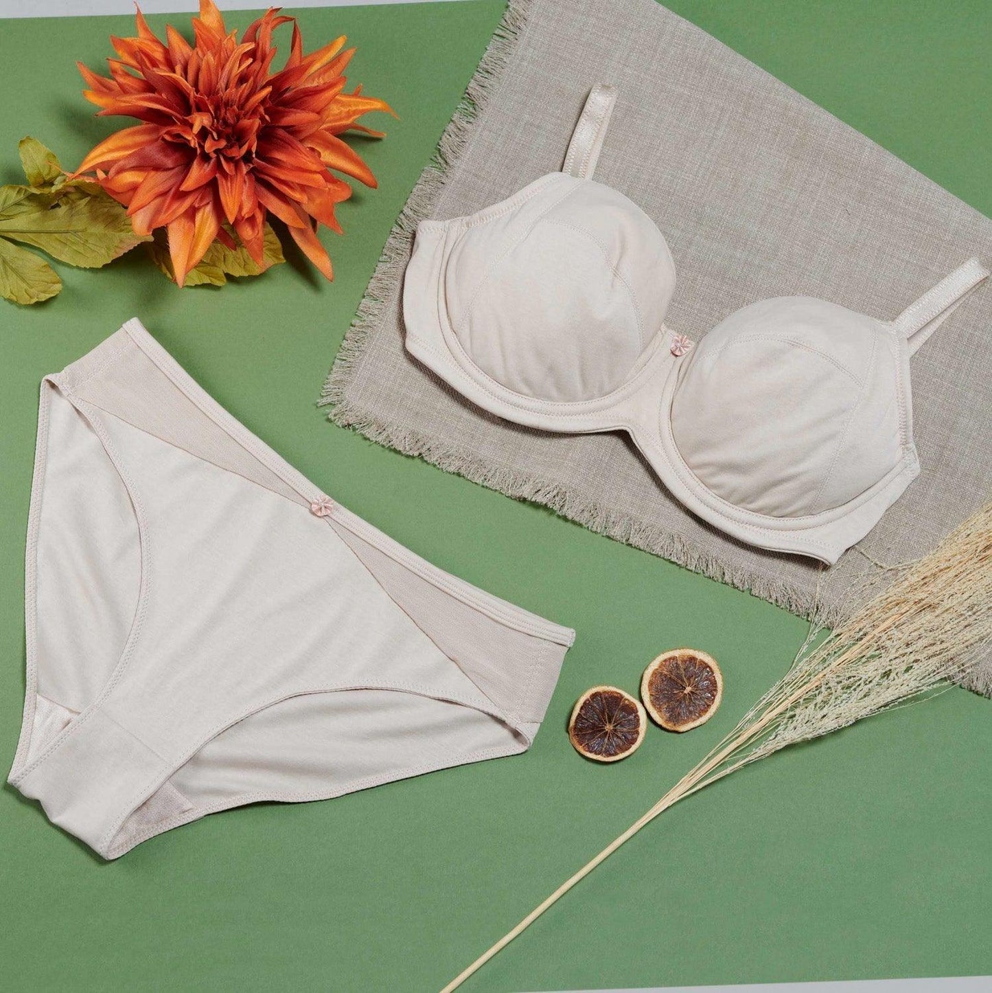 Cecily Silk & Organic Cotton Underwired Full Cup Bra