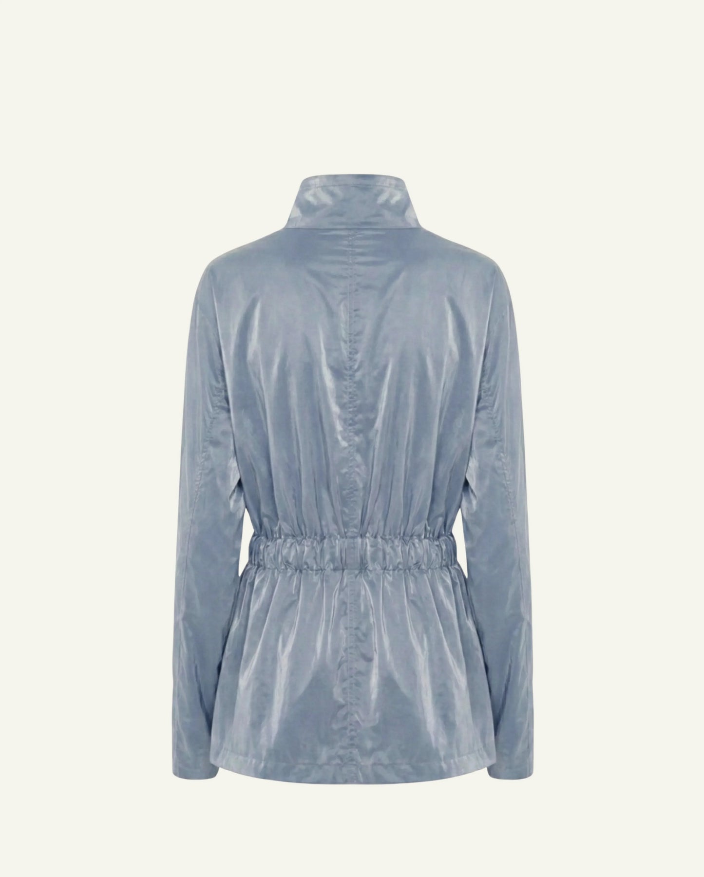 Hazel Cotton Windbreaker – Light Blue