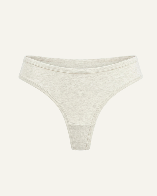 Opal Organic Cotton-Linen Thong
