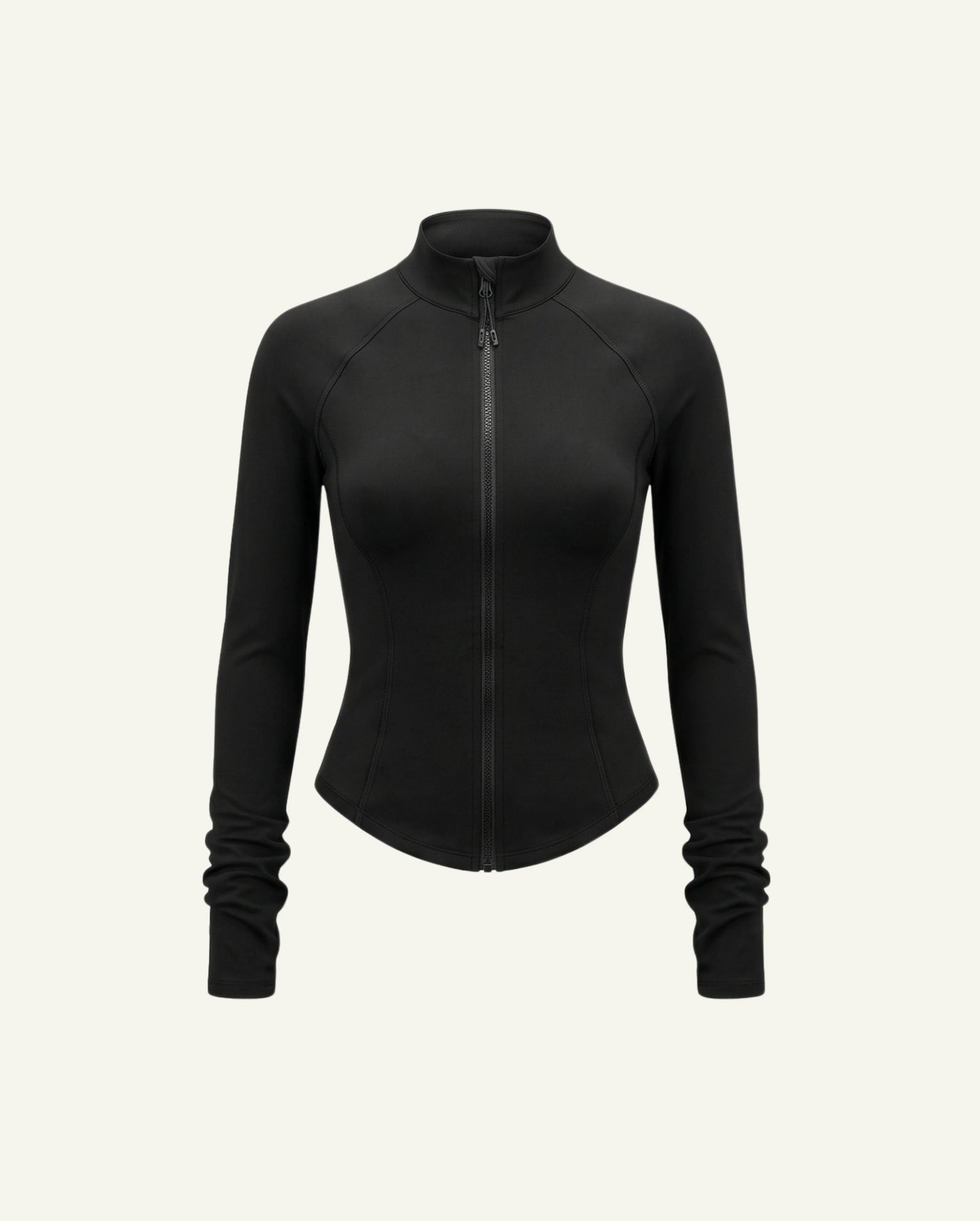Olive Organic Cotton Zip Longsleeve